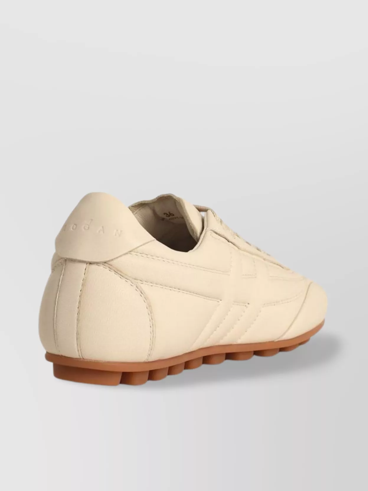 Hogan Smooth Leather Sneakers Rubber Sole