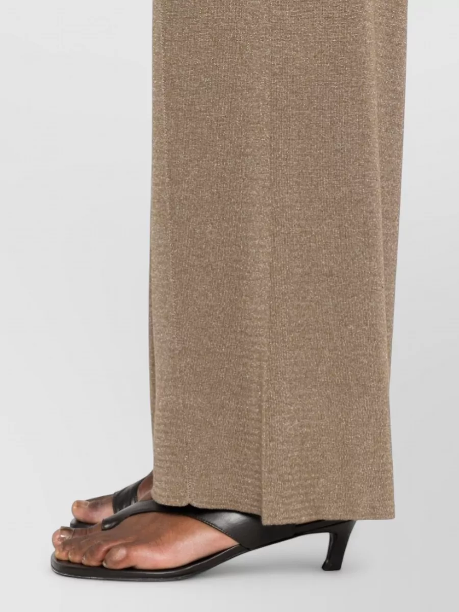 Fabiana Filippi Knitted Wide-Leg Trousers