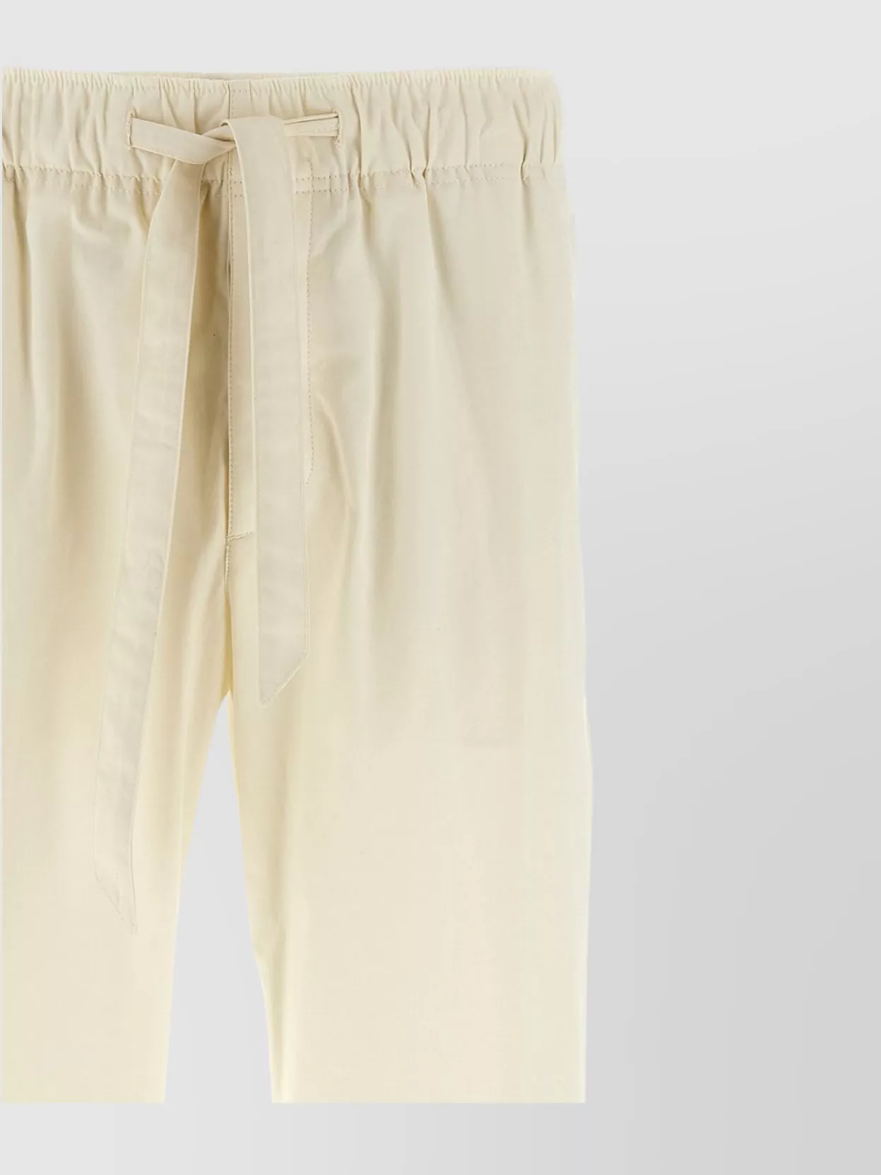 Lanvin Lightweight Cotton Trousers With Adjustable Drawstring