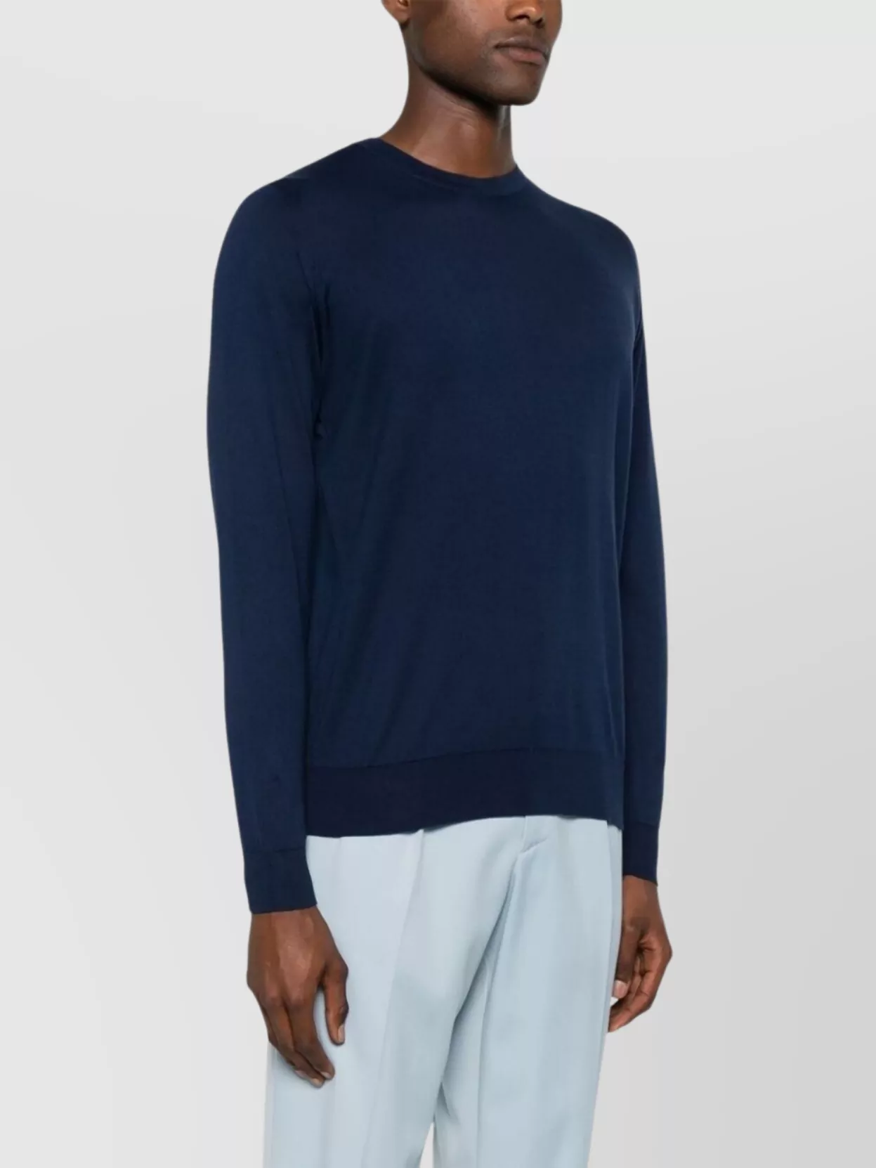 John Smedley Cotton Crew Neck Sweater