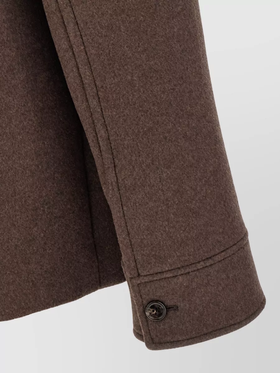 Valentino Garavani Wool Single Breasted Coat
