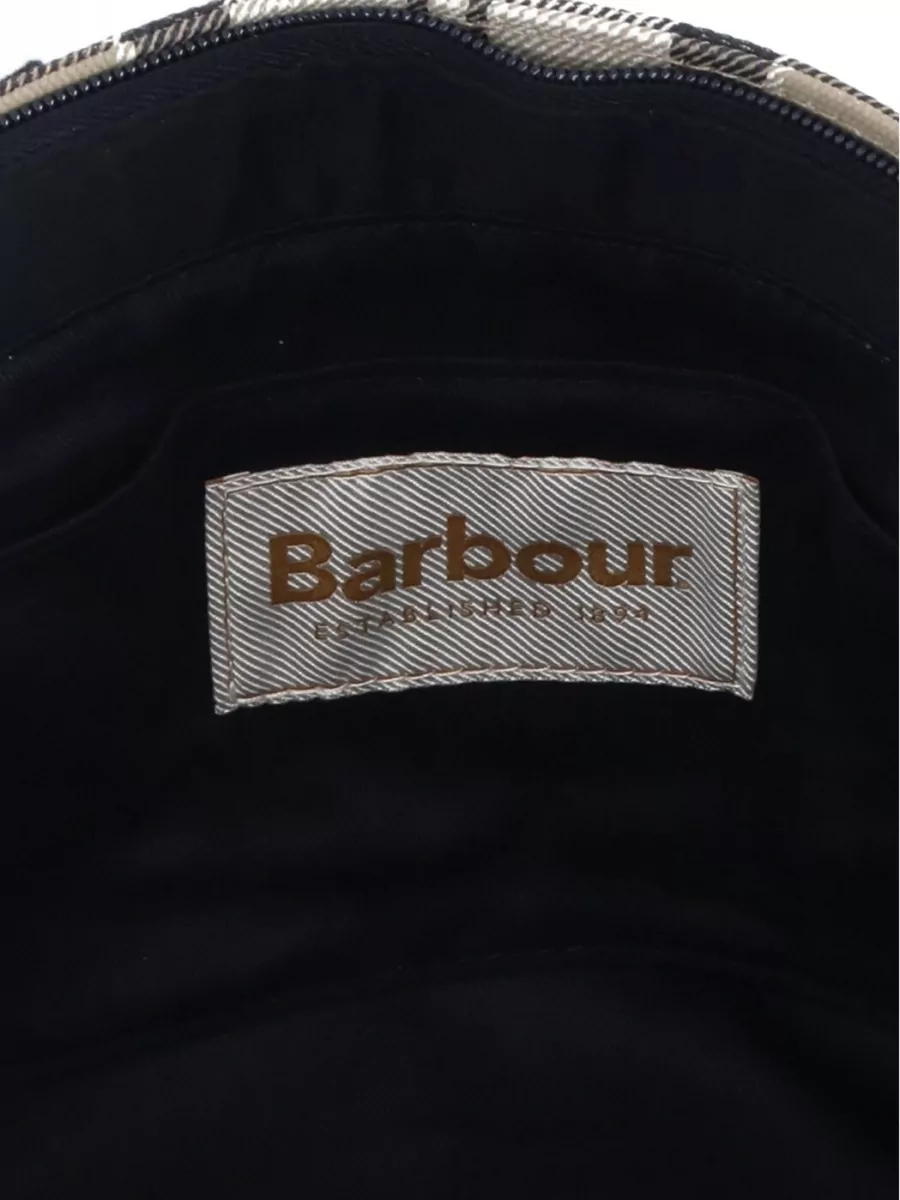 Barbour Checked Tote Bag