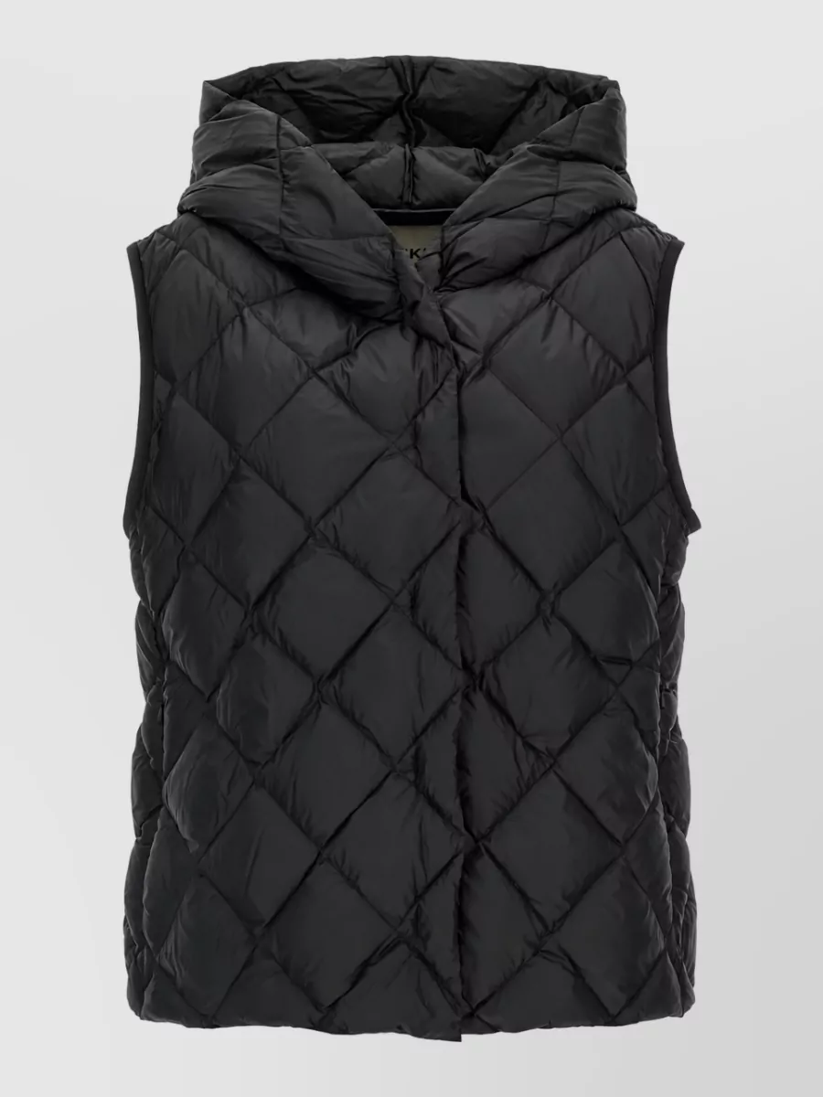 Weekend Max Mara quilted hooded puffer vest