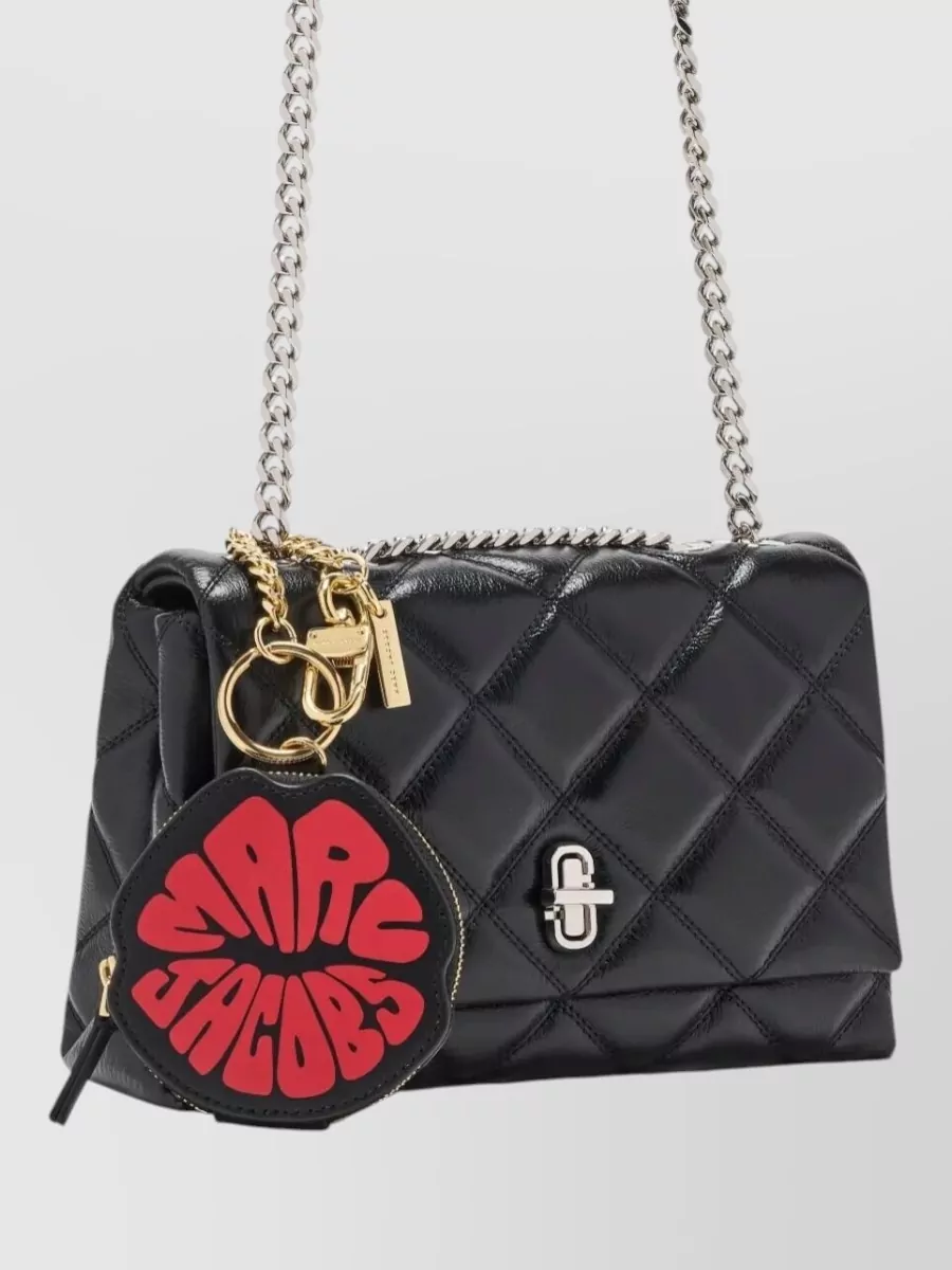 Marc Jacobs Lips Pouch Bag Charm Keyring Chain