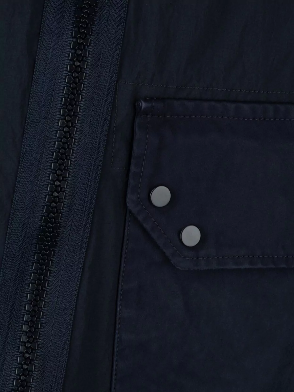 Ten C Hooded Snap Button Jacket