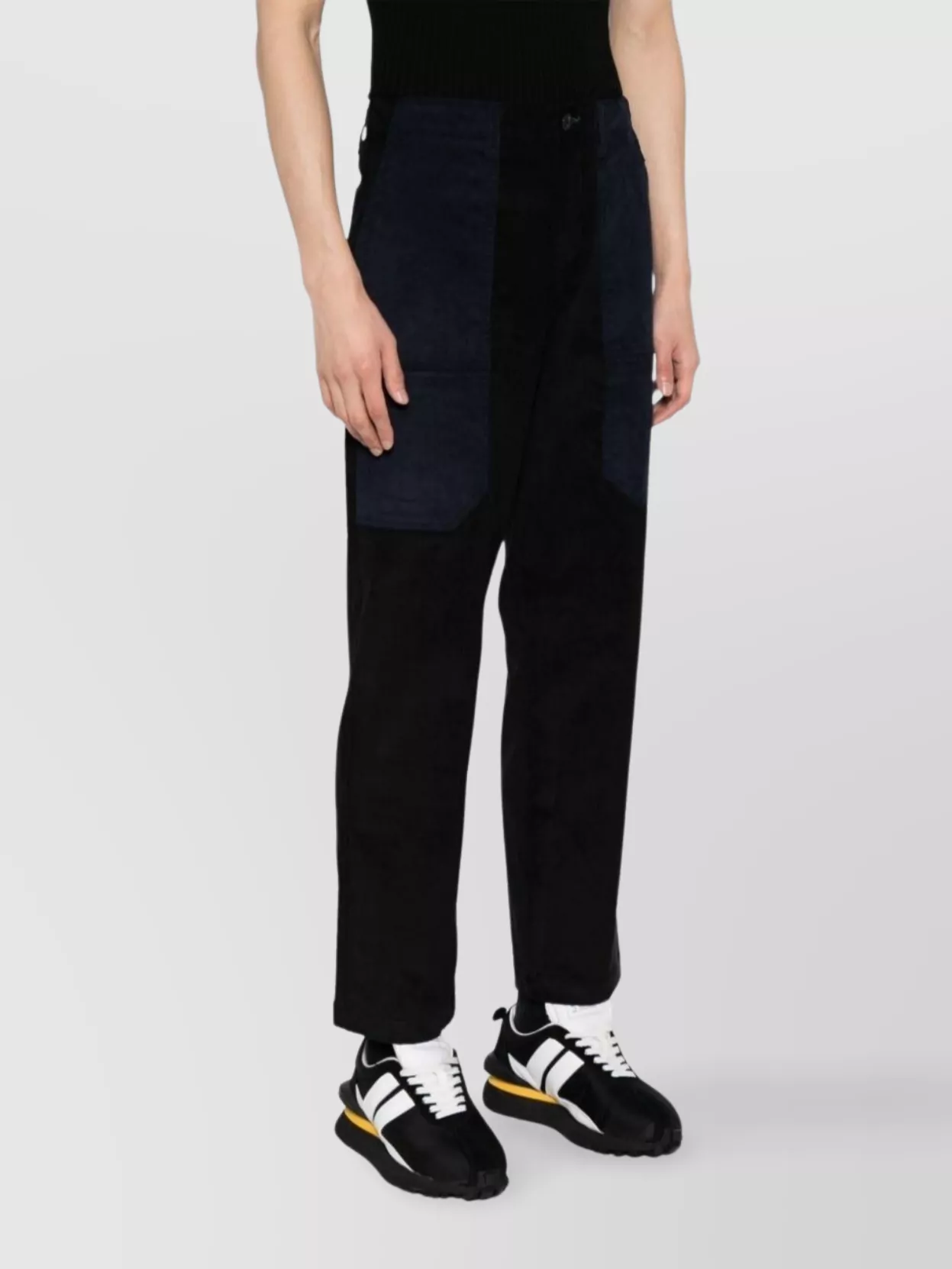 Shop Paul Smith Straight Leg Corduroy Trousers