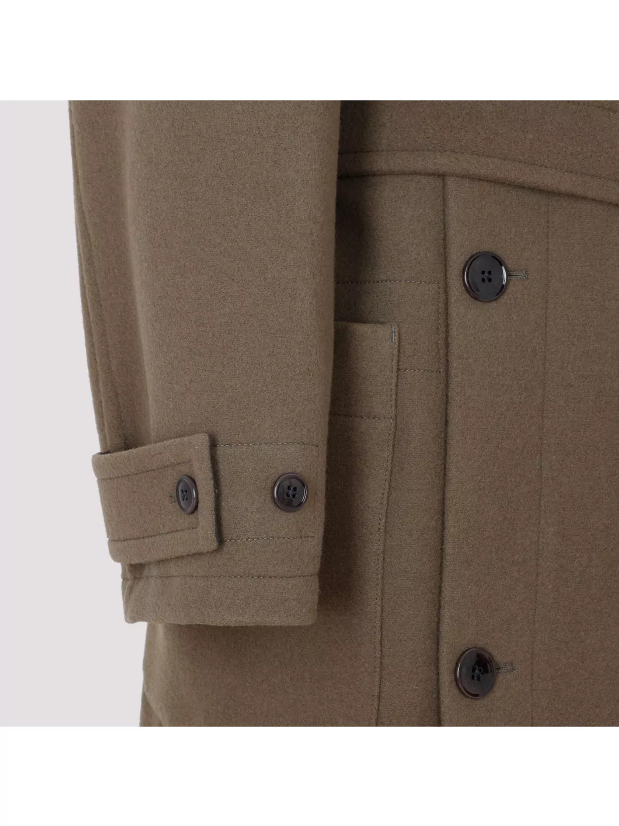 Lemaire Wool Wrap Coat And Belt