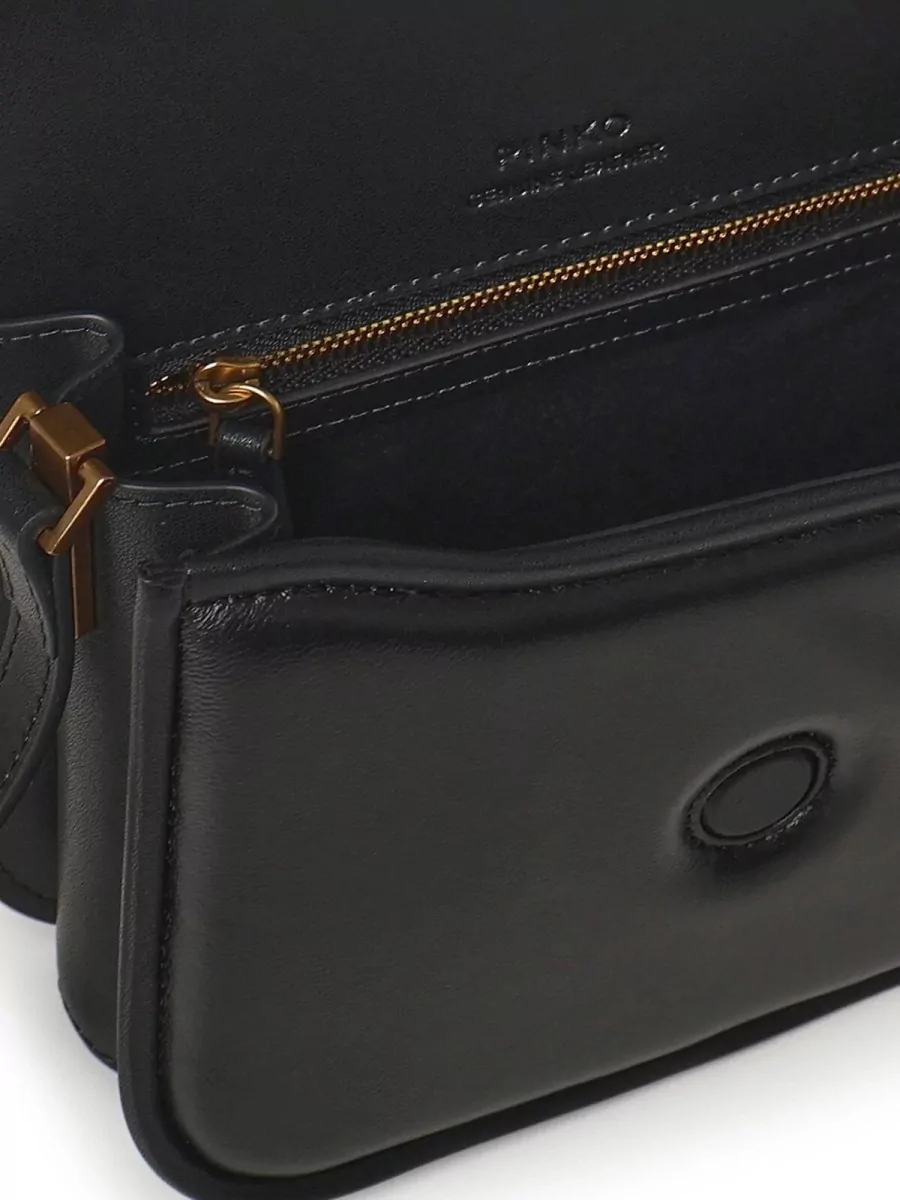 Pinko Love Bag Leather Shoulder Bag