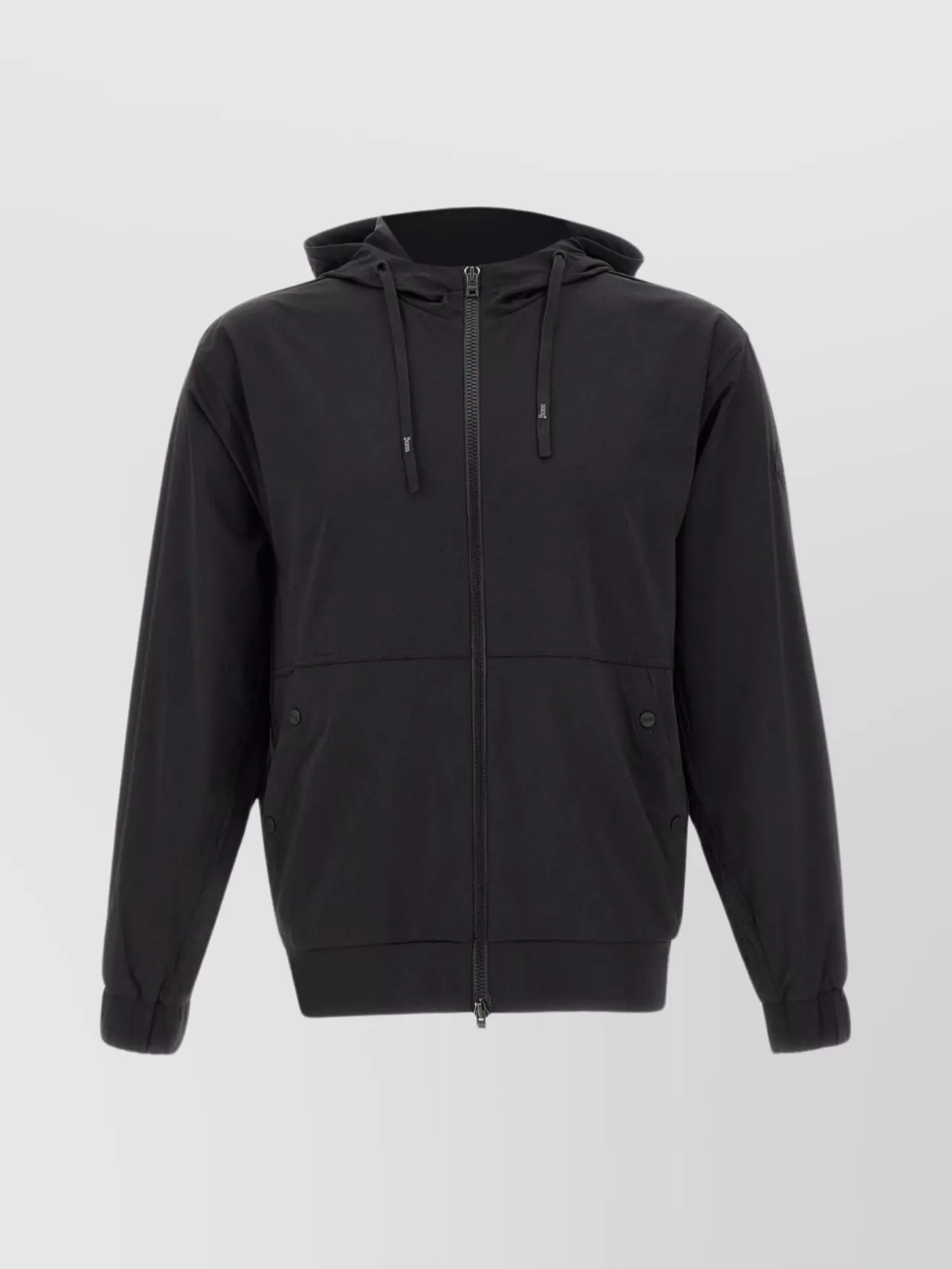 Shop Herno Men's Hooded Sweatshirt With Side Pockets