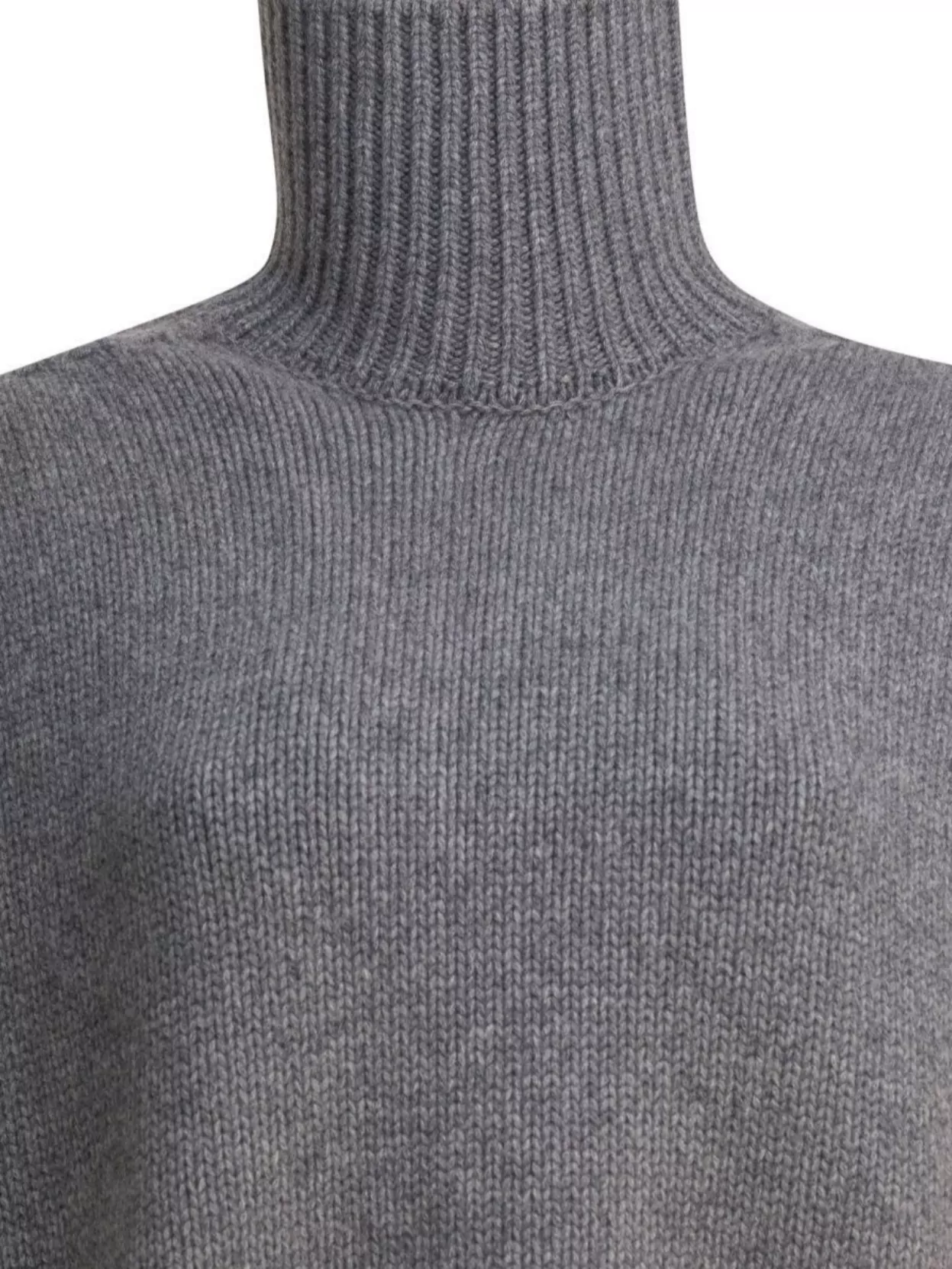 Sa Su Phi High Neck Long Sleeve Knitwear Open Back