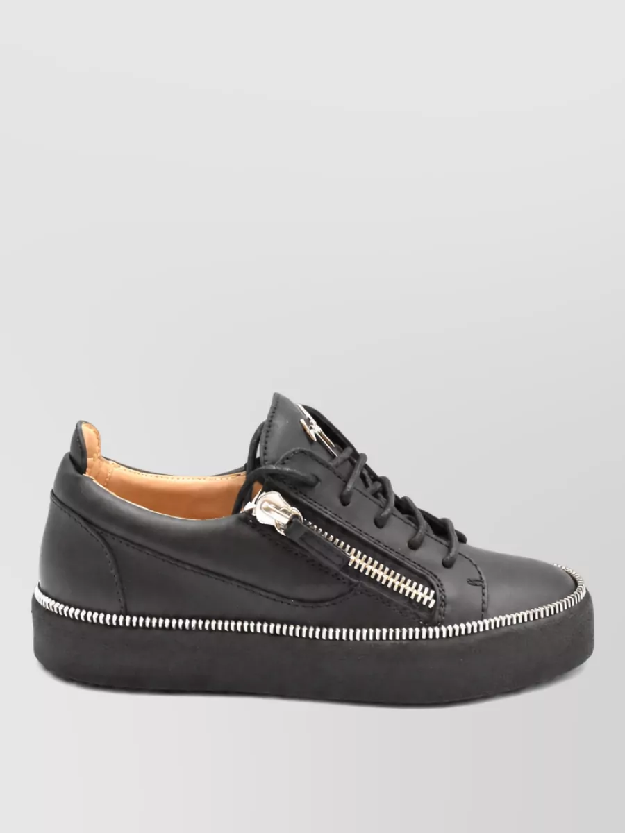 Giuseppe Zanotti Low Top Sneakers Rubber Sole Design