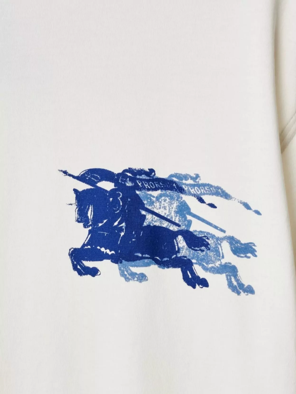 Burberry Crew Neck Graphic Print Short Sleeves T-Shirt