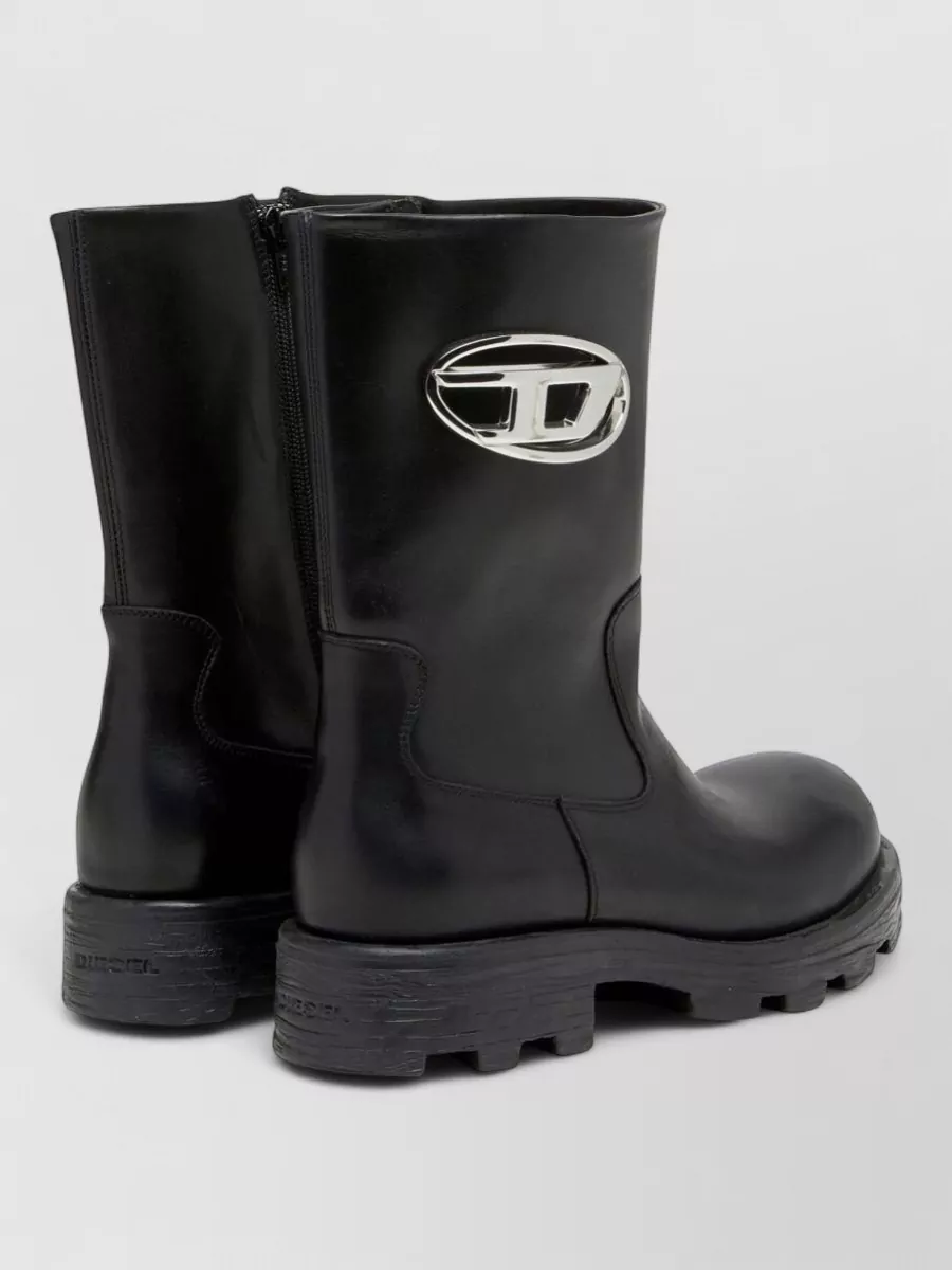 Diesel Leather Ankle Boots