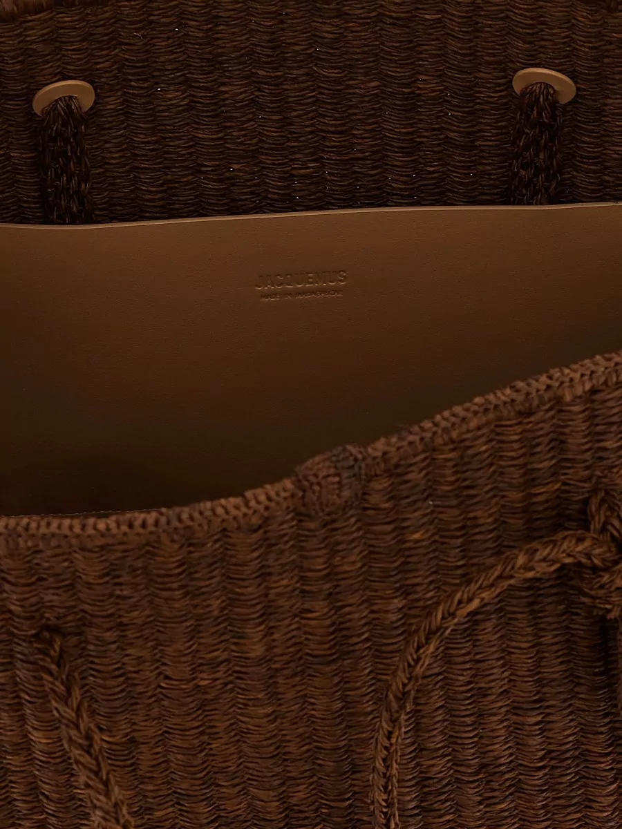 Jacquemus Le Turismo Raffia Beach Bag
