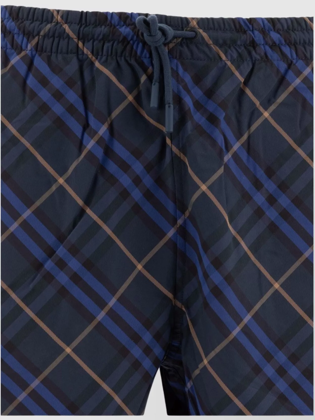Burberry Swimwear With Back Pocket And Plaid Pattern