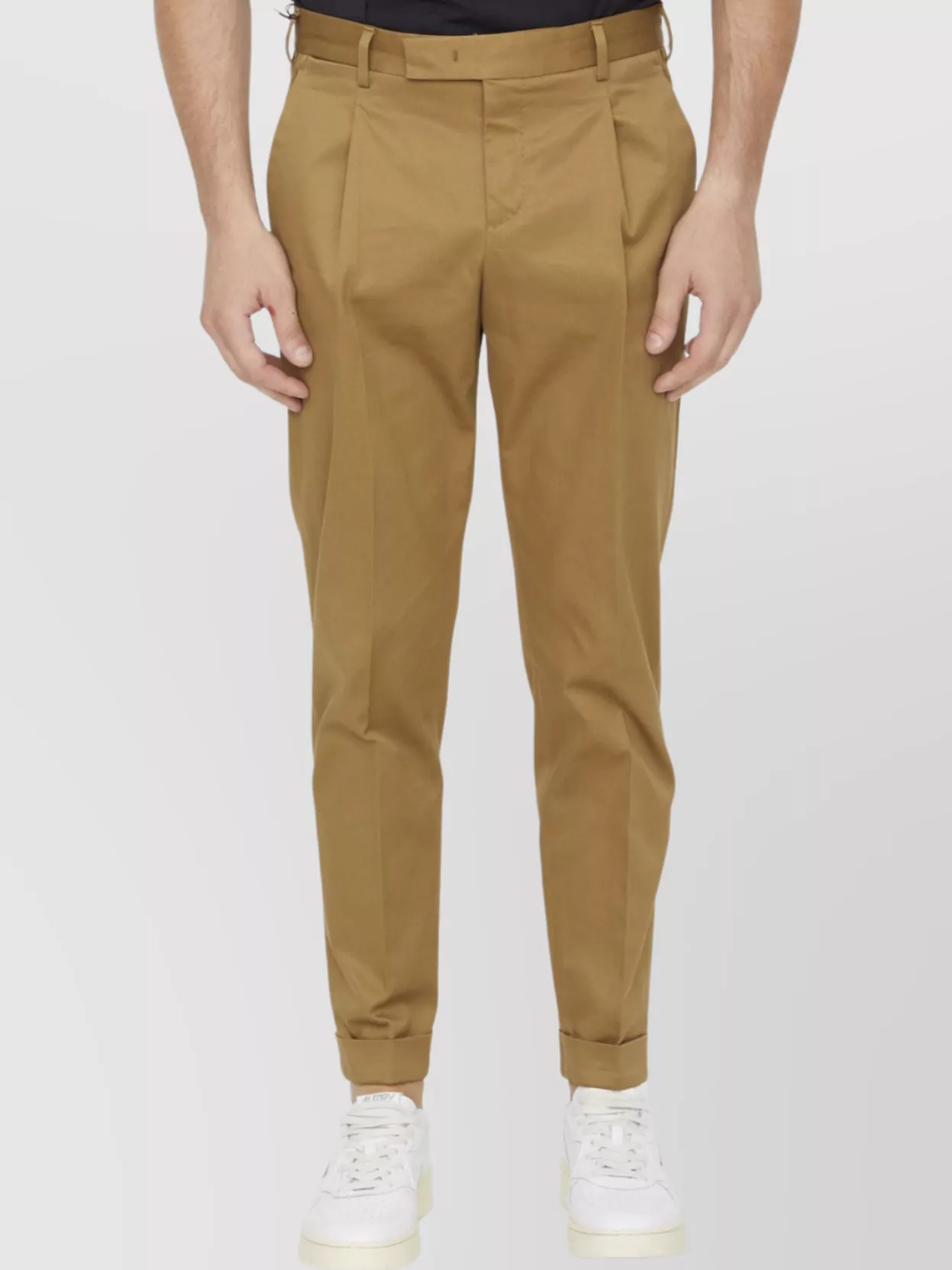 Pt Torino Trousers Cotton Pleated Design