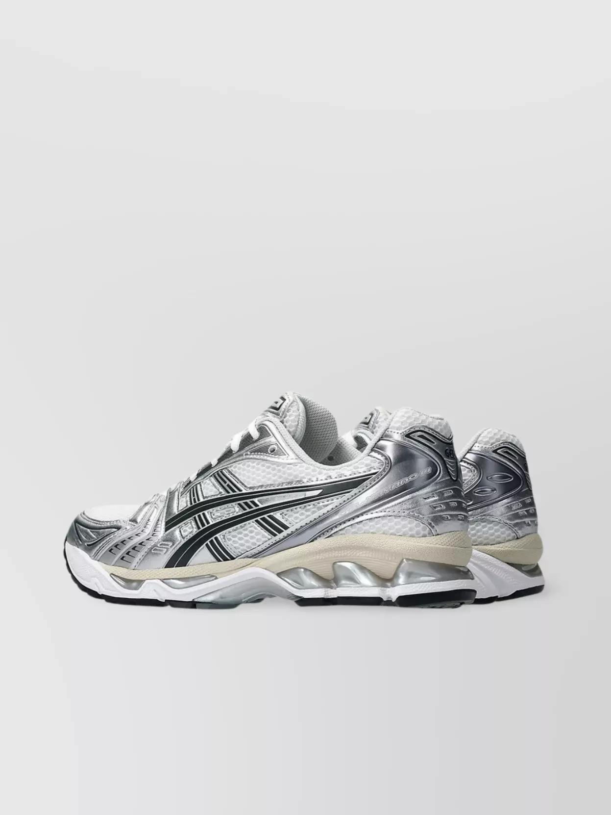 Asics Leaf Silver Sneakers Mesh Reflective