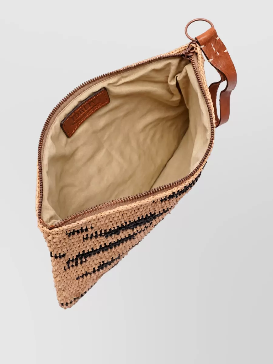 Ibeliv Raffia Mini Clutch Bag