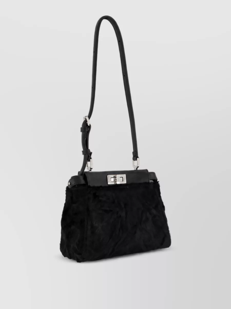 Fendi My Peekaboo Xs Leather Shoulder Bag