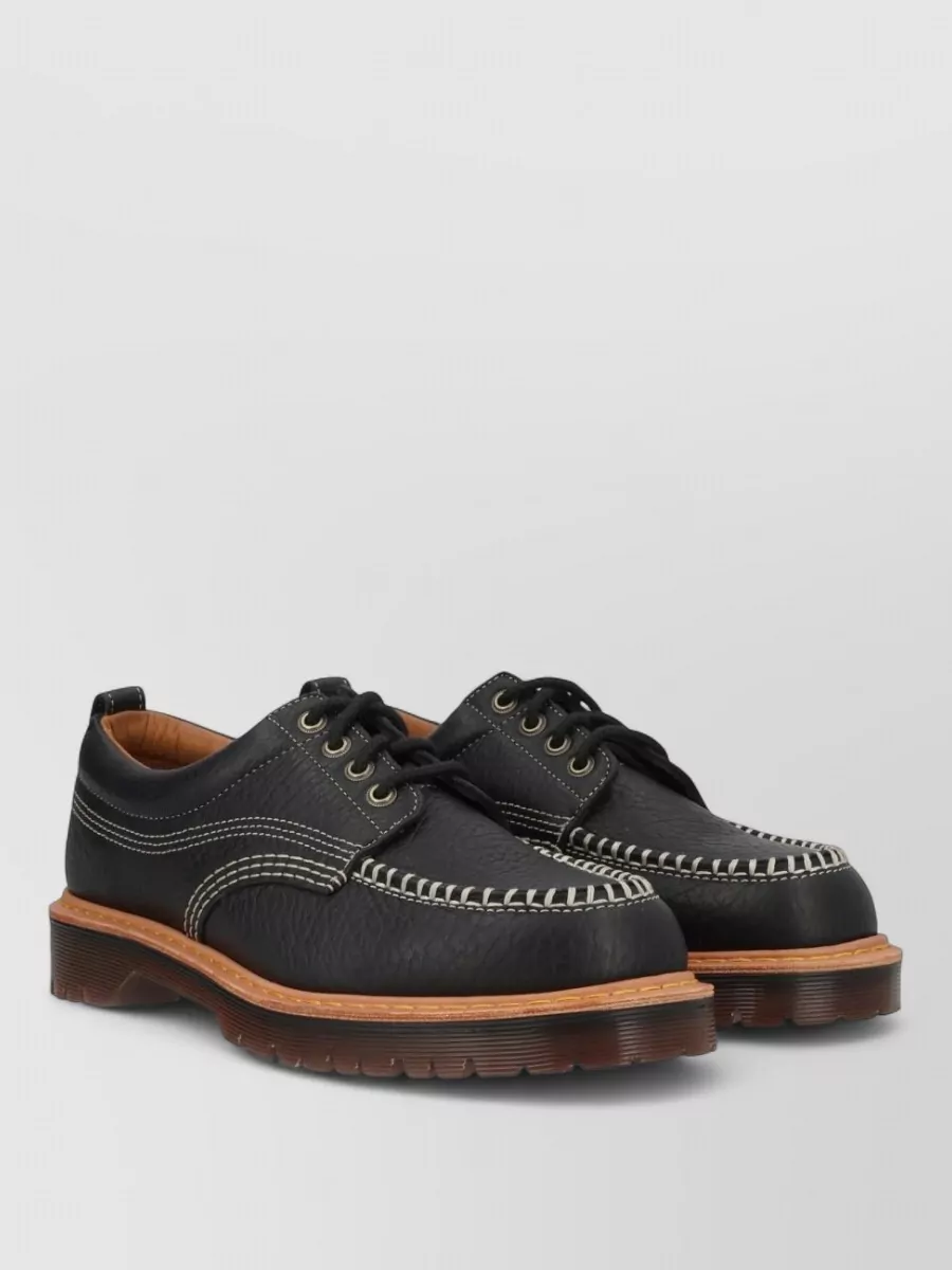 Dr Martens leather moc toe brogues