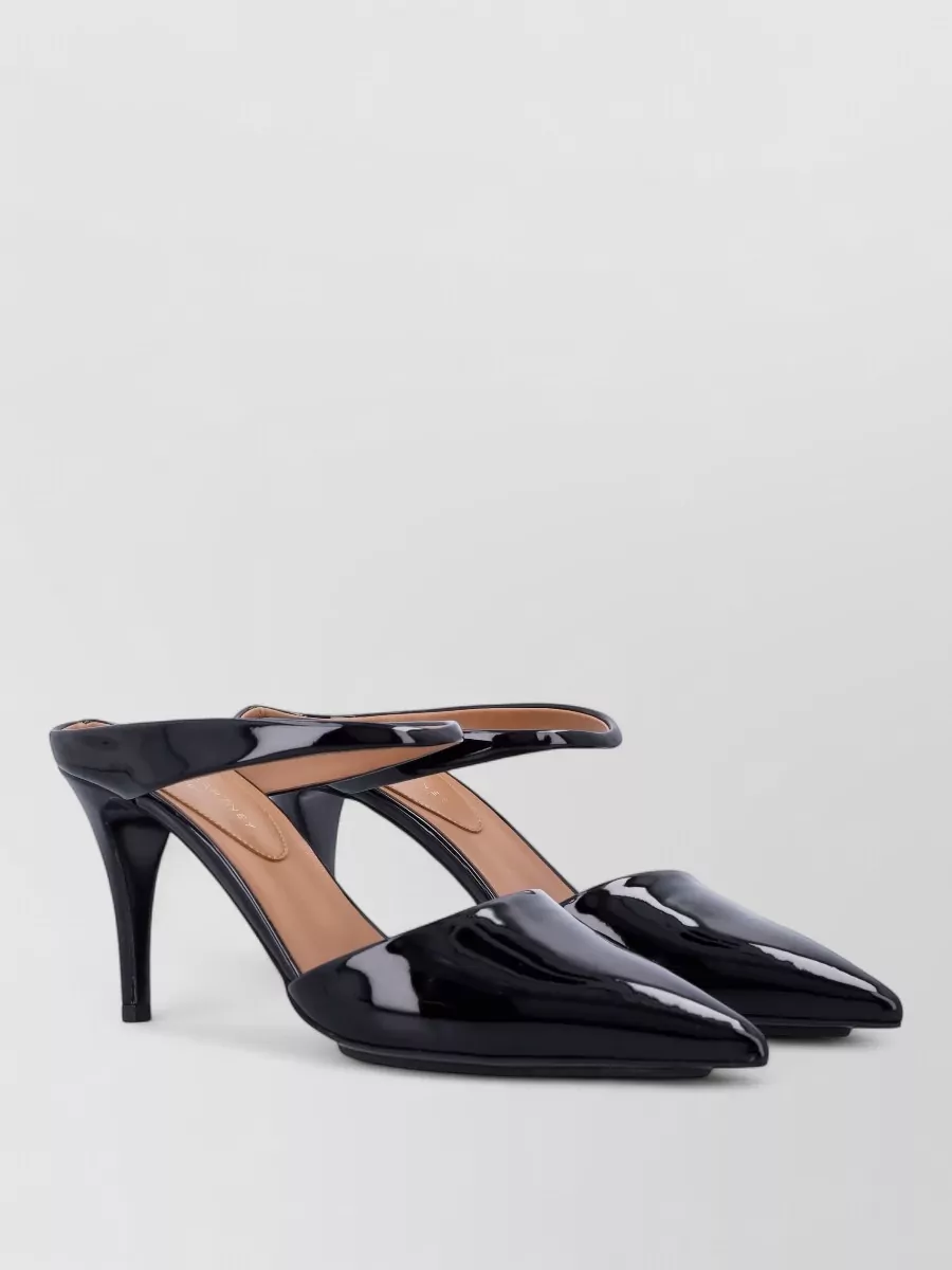 Stella Mccartney patent strappy mules