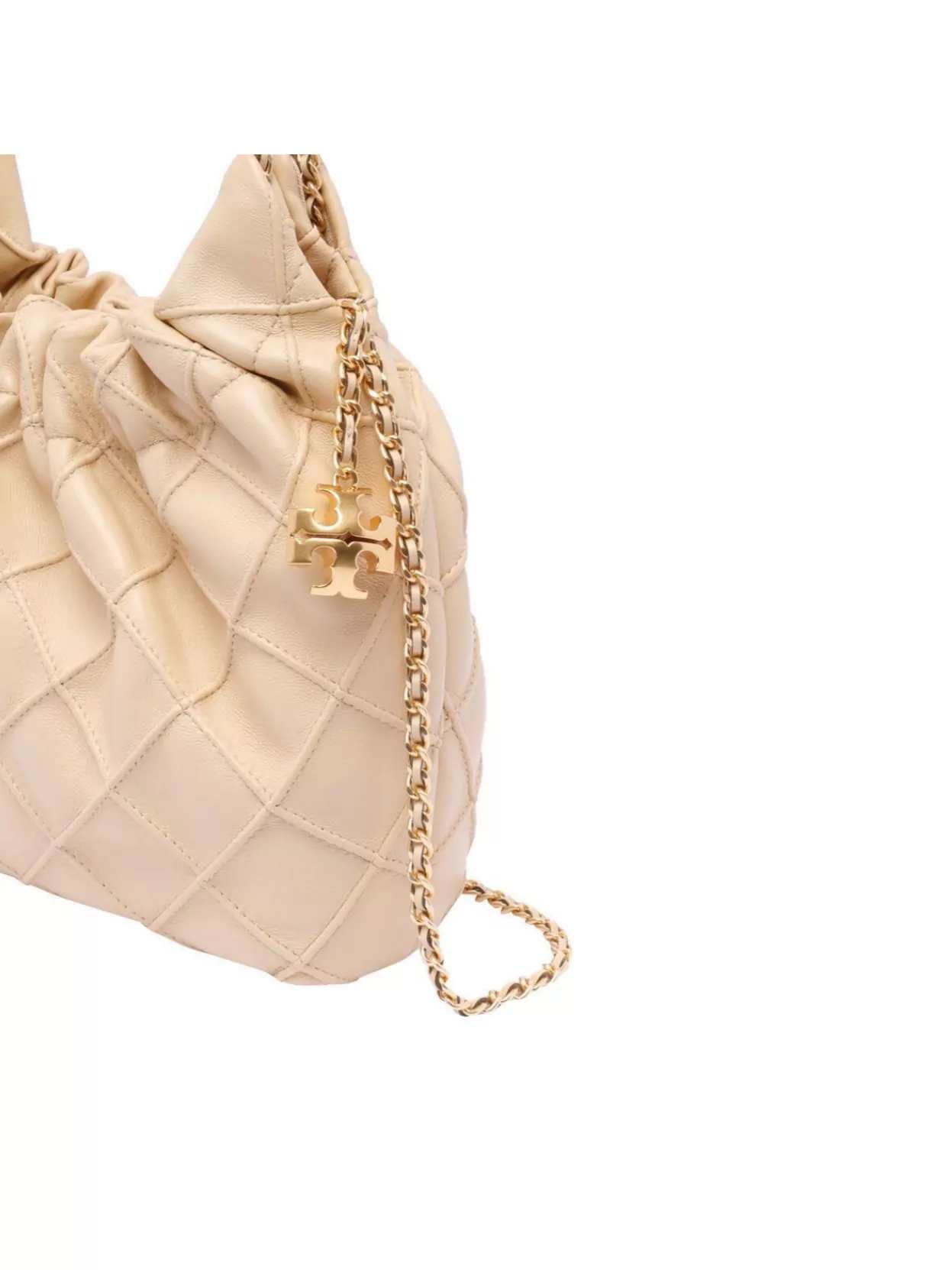 Tory Burch Quilted Chain Straps Tote Bag