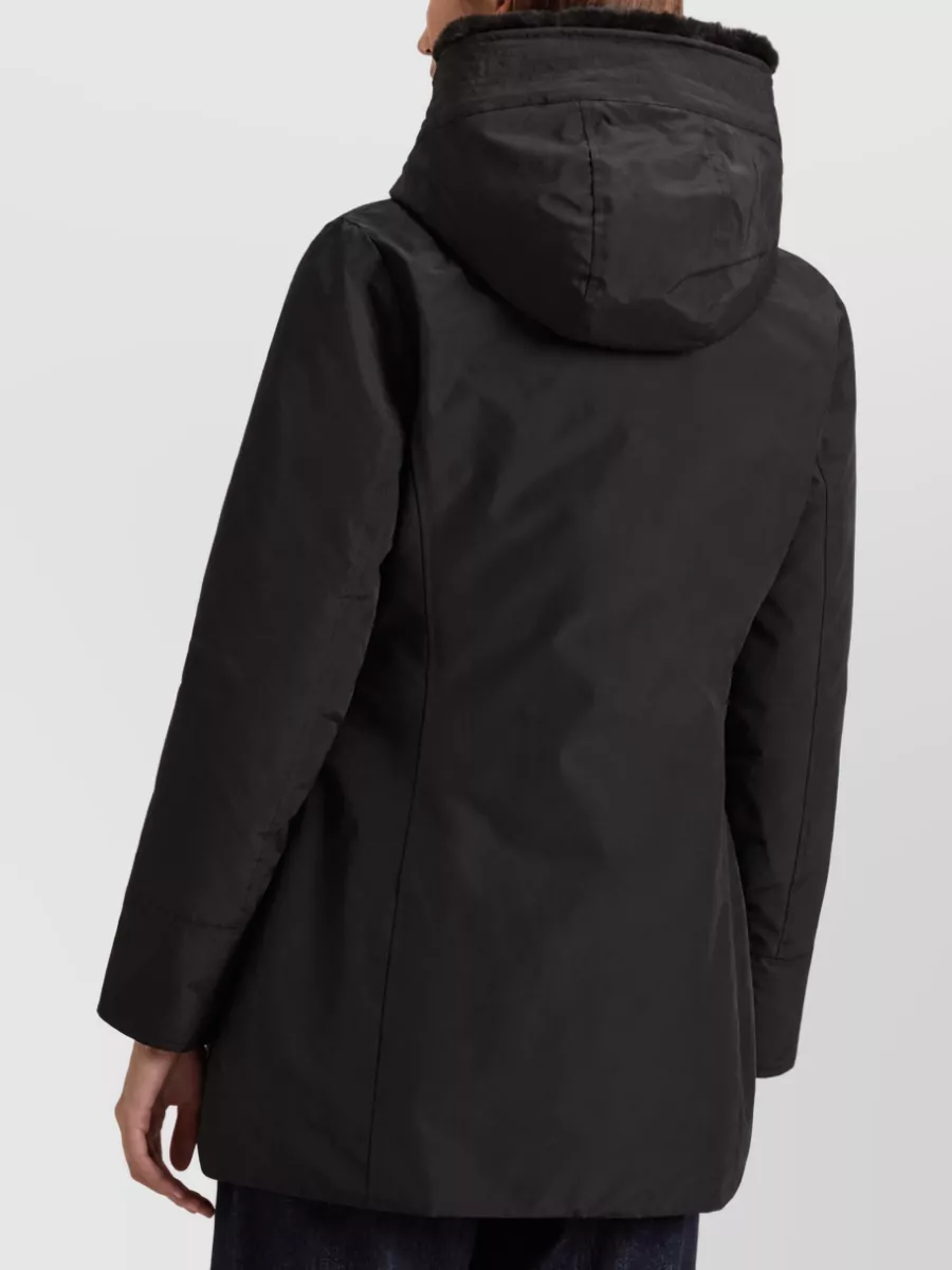 Woolrich Hooded Midi Parka Coat