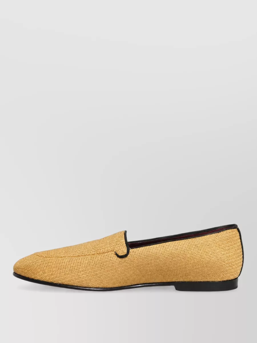 Dolce&Gabbana Leather Slip-On Loafers