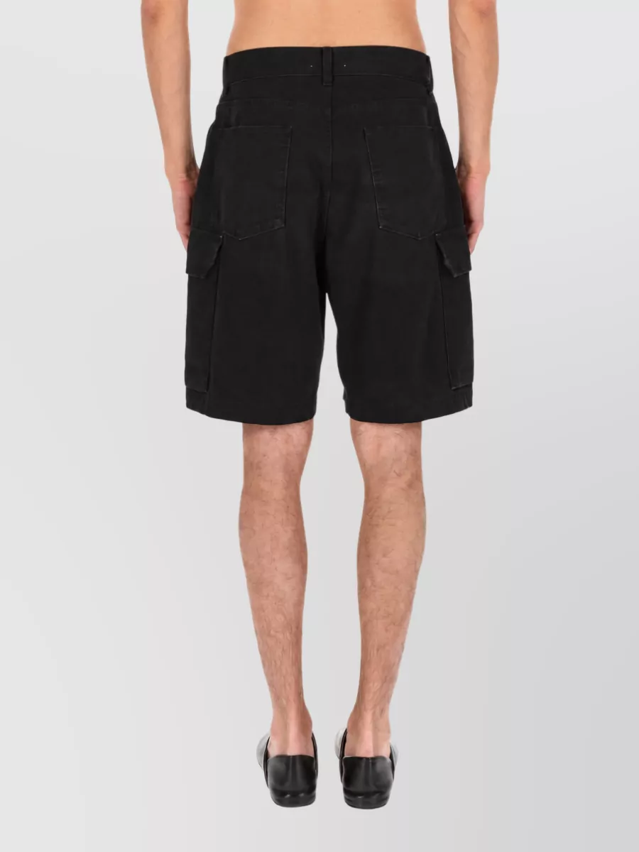Jw Anderson Cotton Logo Patch Shorts