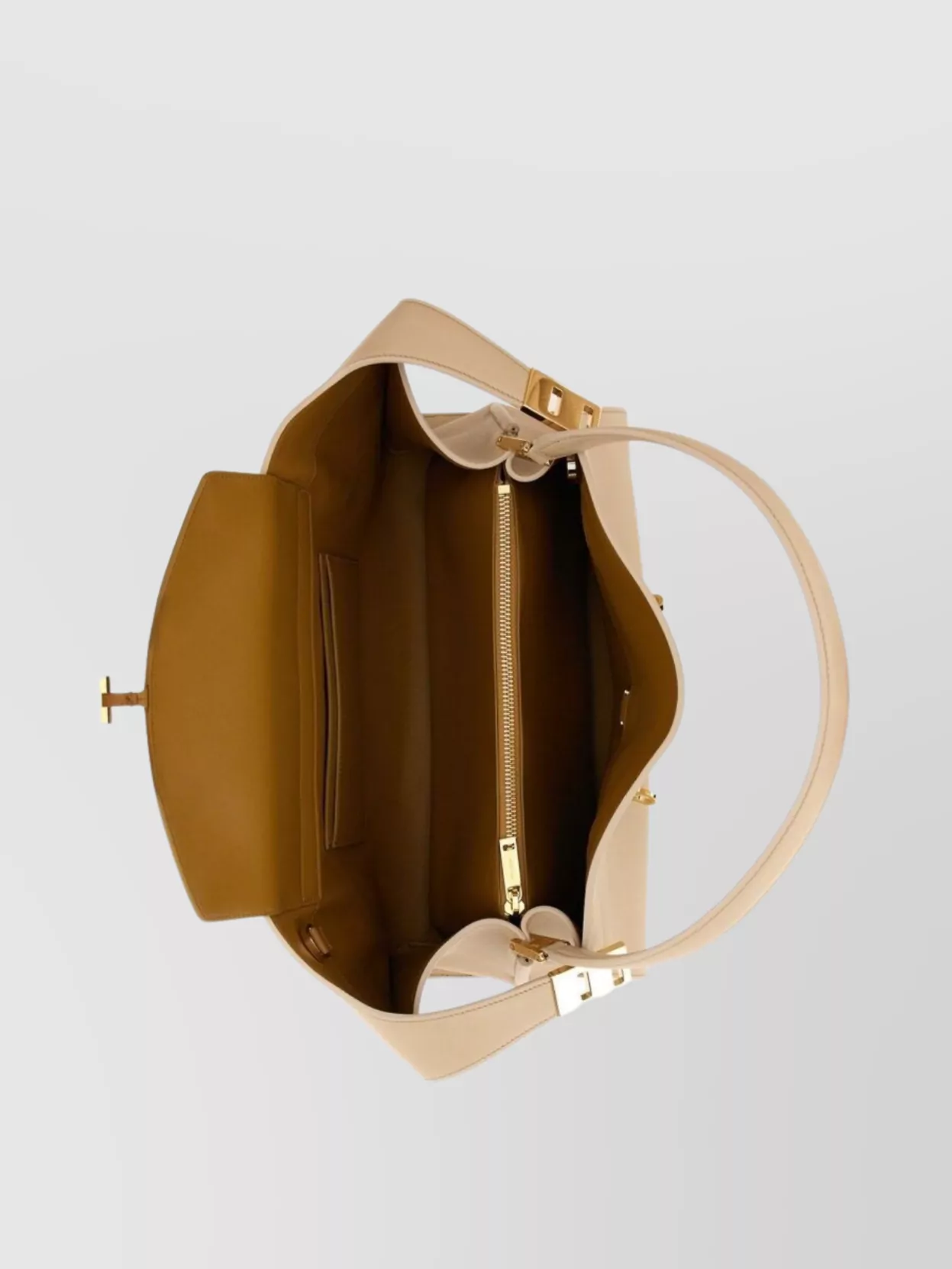 FERRAGAMO STRUCTURED SILHOUETTE SHOULDER BAG