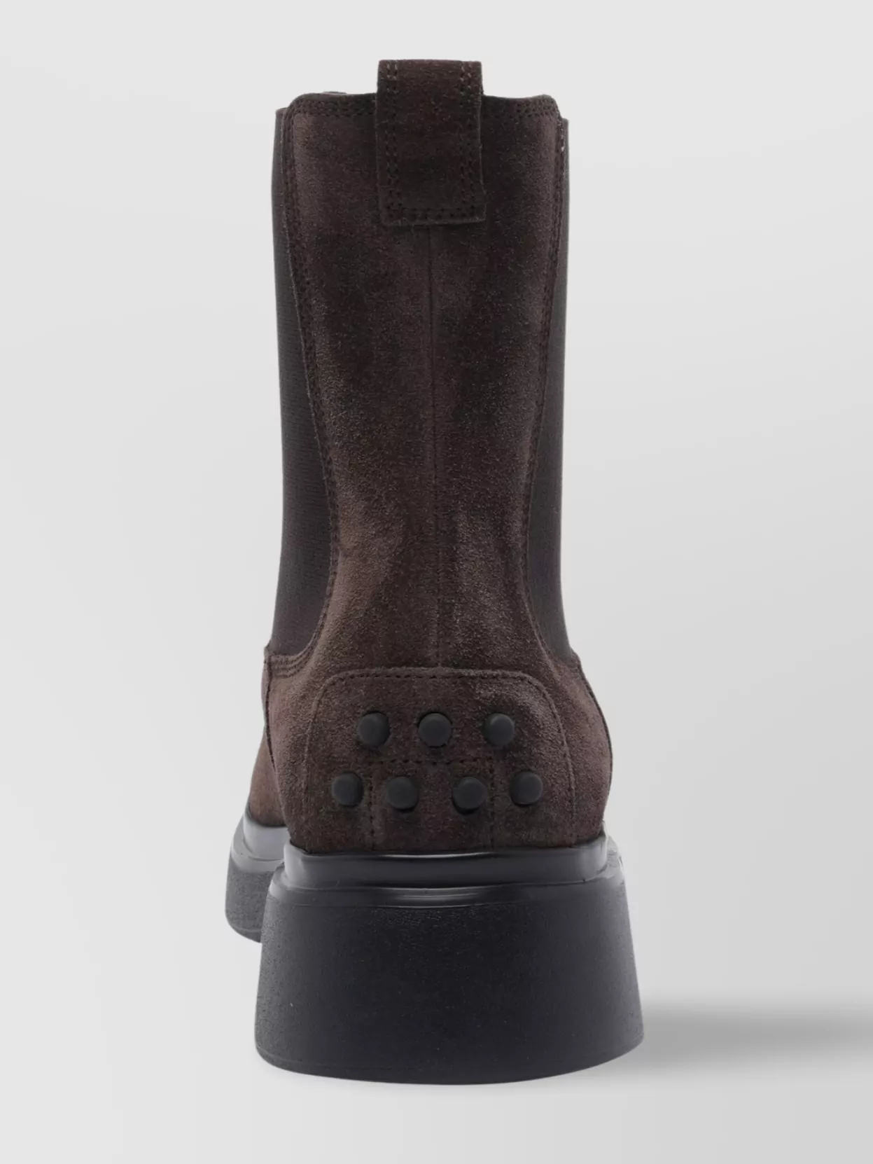 Tod's Suede Ankle Boots With Elastic Side Panels