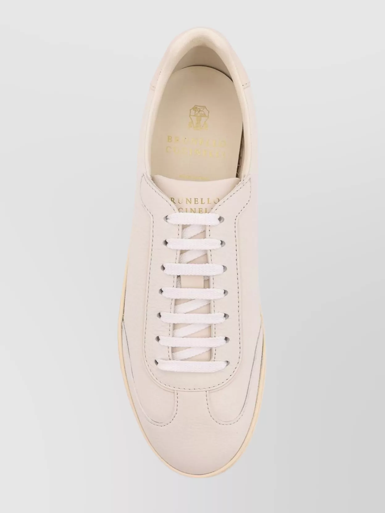 Brunello Cucinelli Leather Low-Top Sneakers Rubber Sole