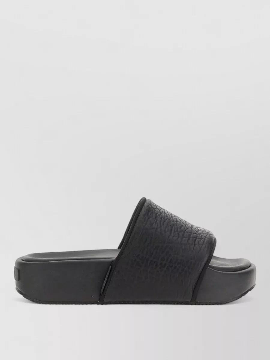 Y-3 Grained Slide Sandals