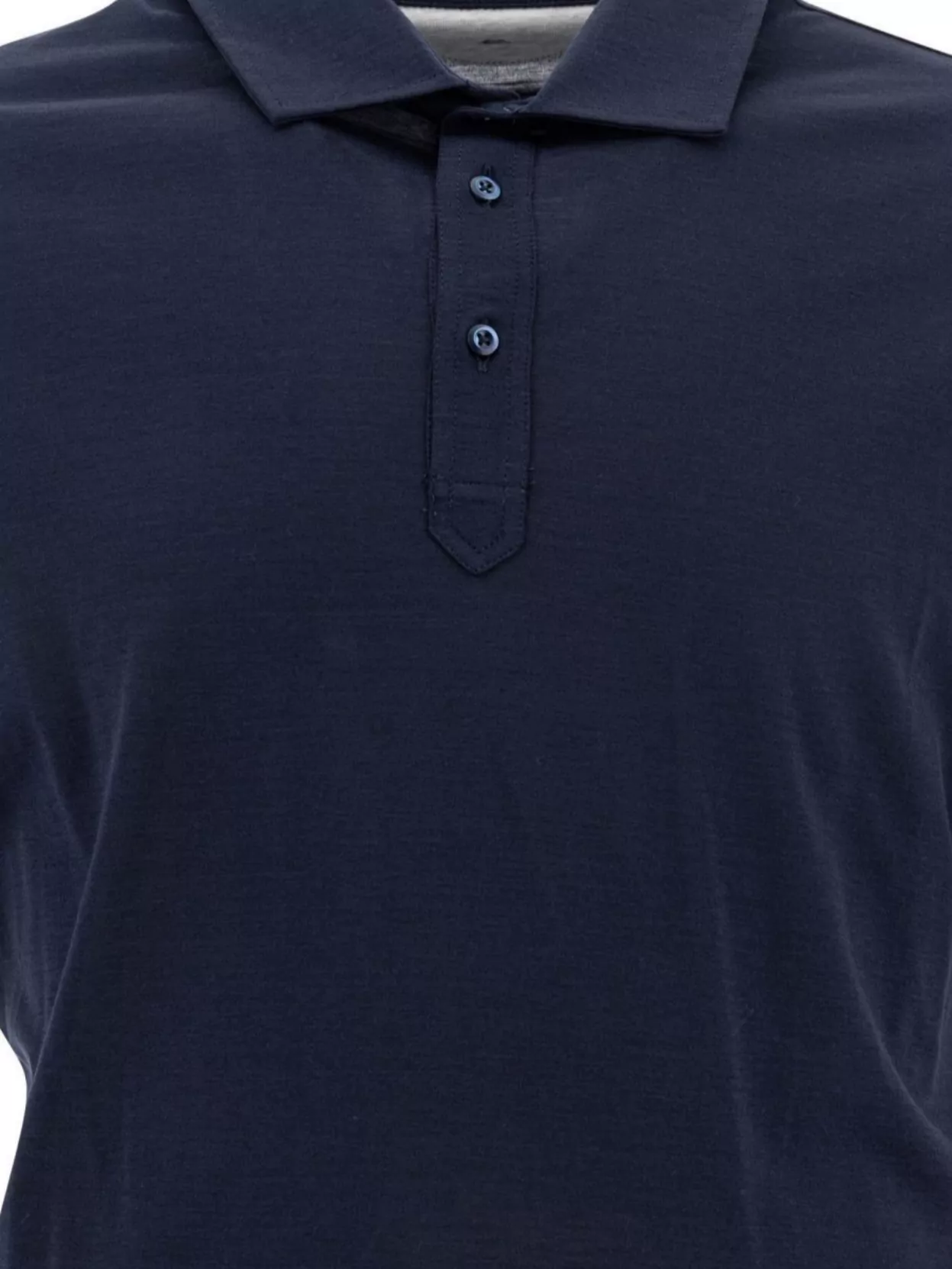 Brunello Cucinelli Trimmed Collar Polo Shirts