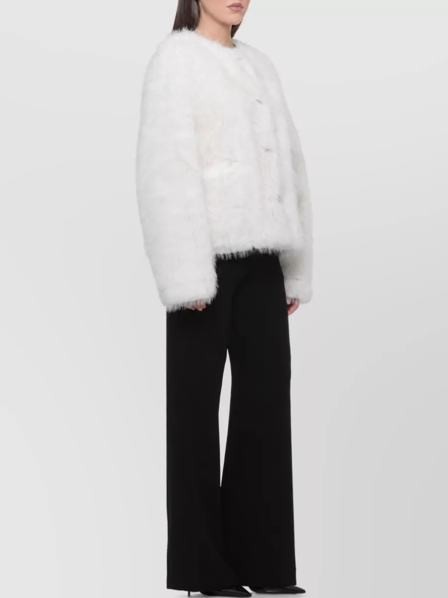 Stand Studio Faux Fur Short Jacket