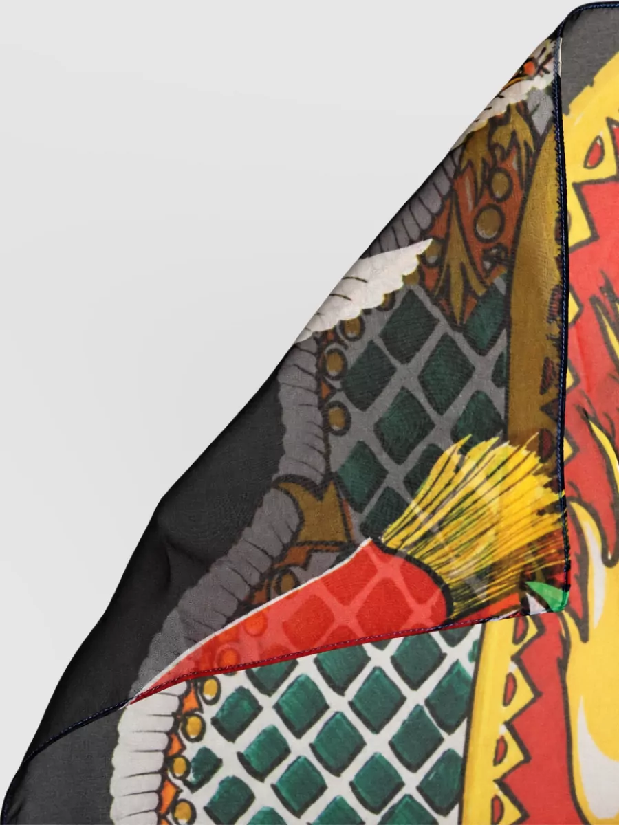 Dolce&Gabbana Silk Printed Square Scarf