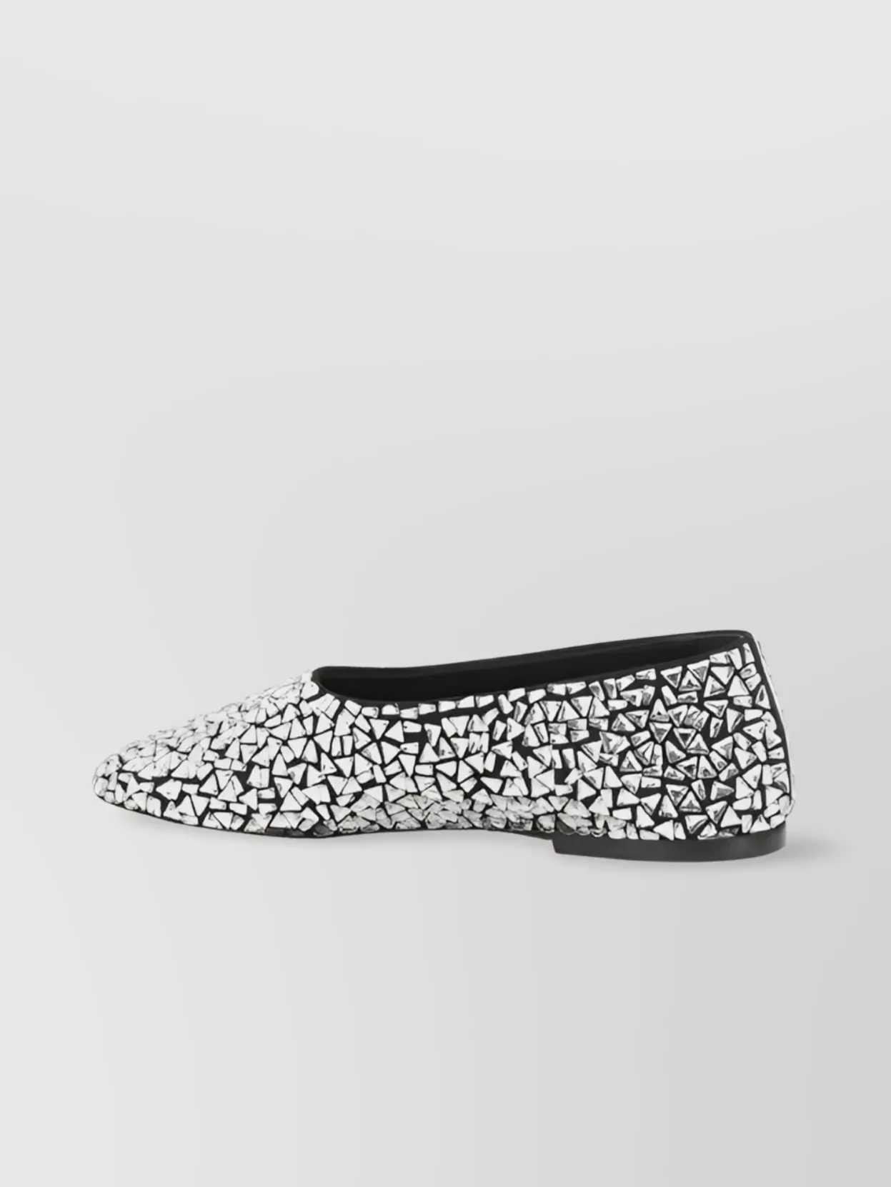Proenza Schouler Glove Embellished Leather Ballet Flats