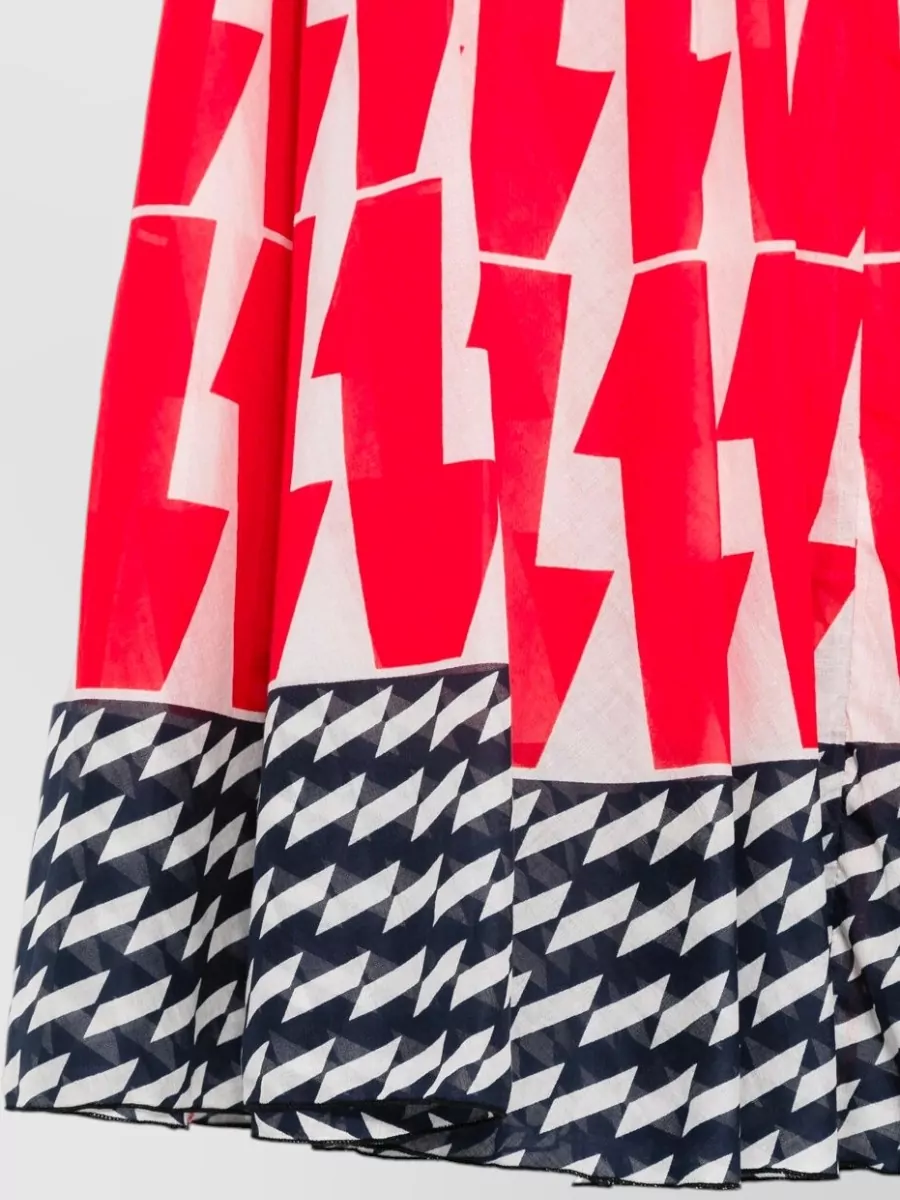 Samantha Sung Printed Cotton Midi Dress