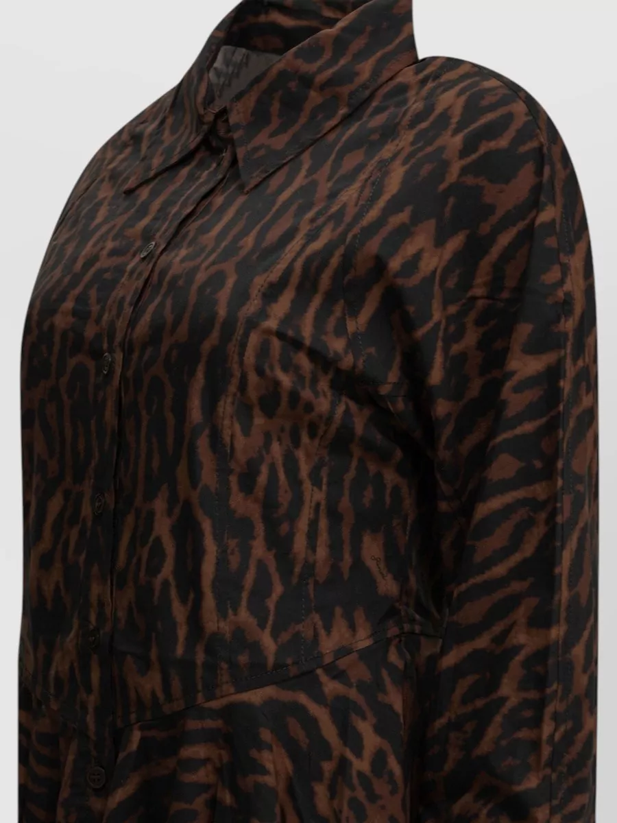 Ganni Leopard Mini Dress
