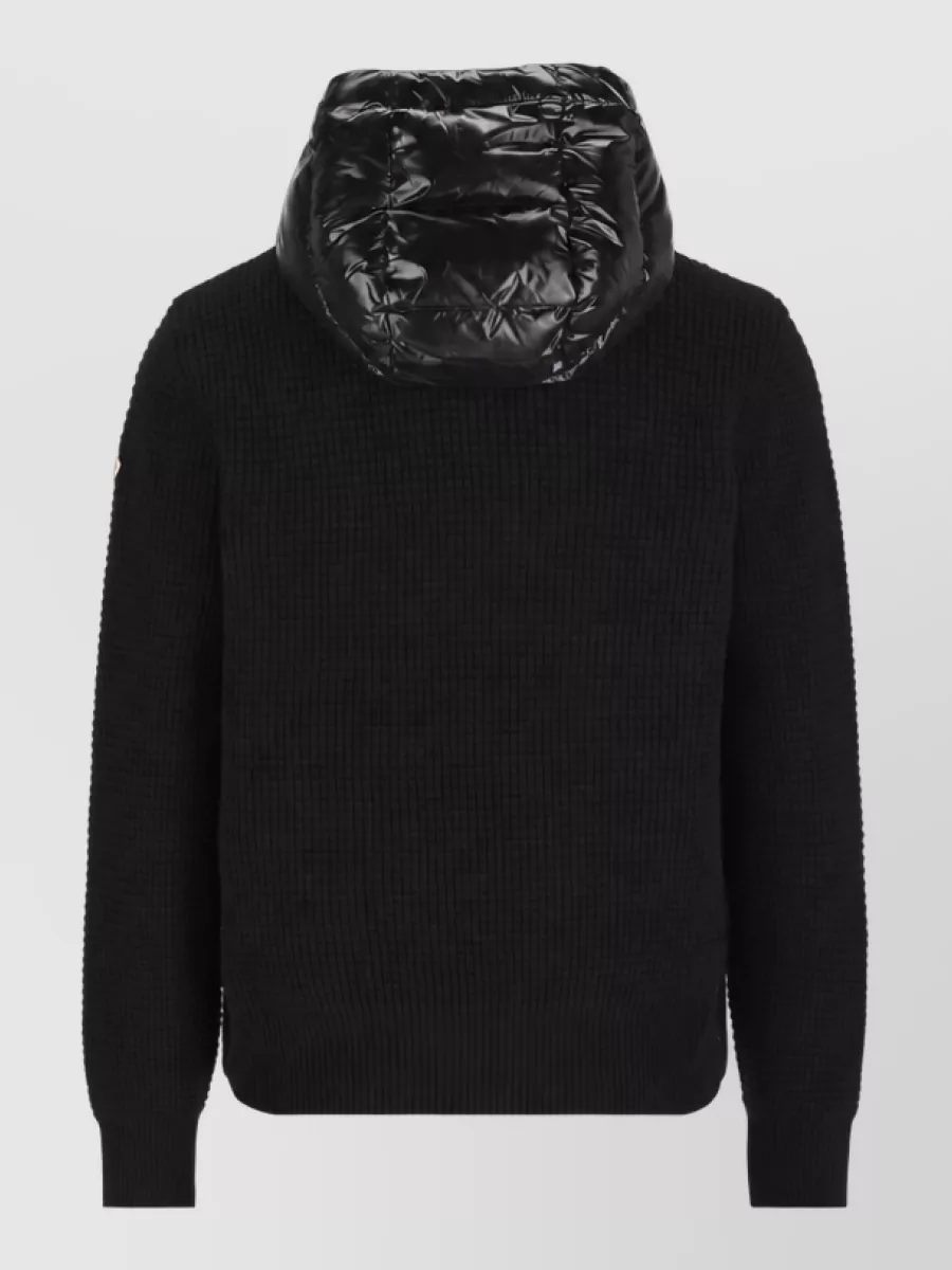 Moncler Down Quilted High-Collar Puffer Jacket