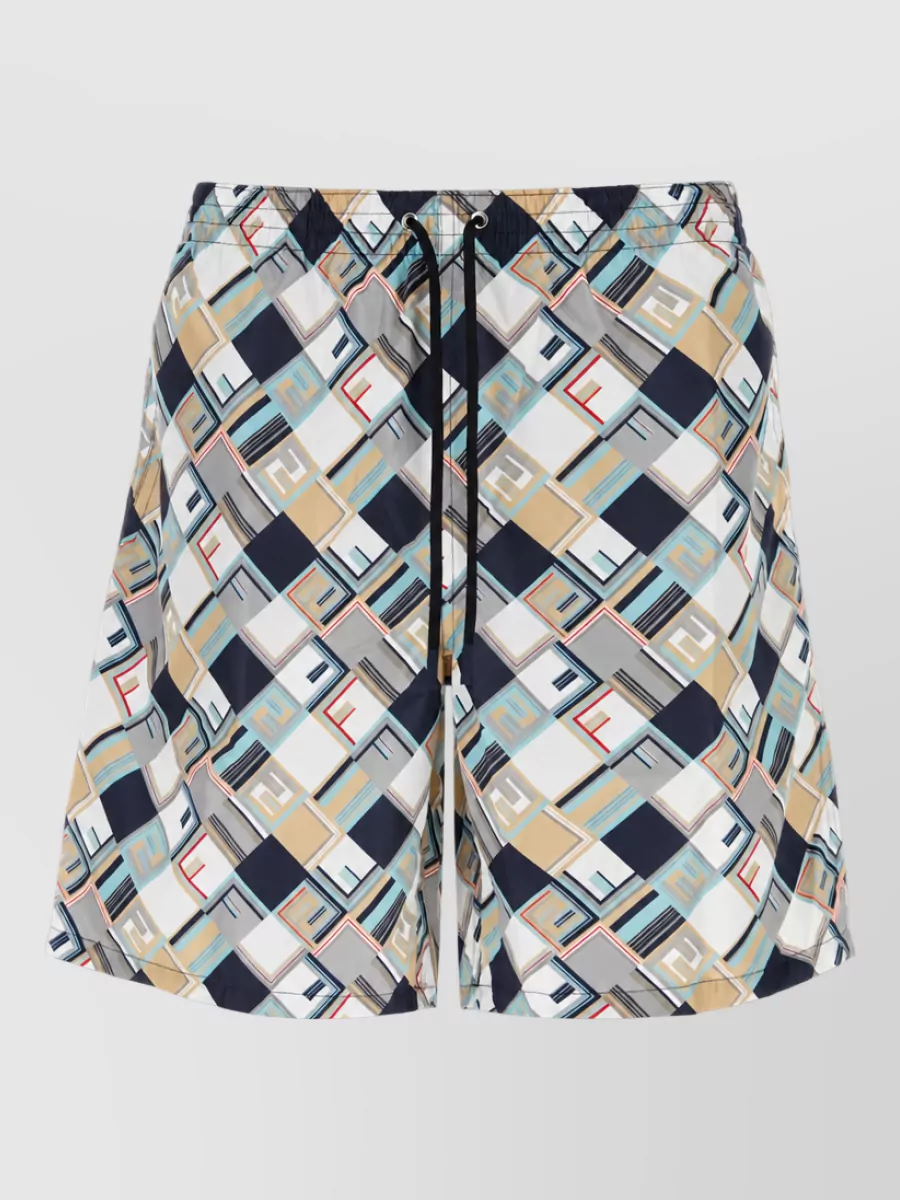 Fendi Printed swim shorts