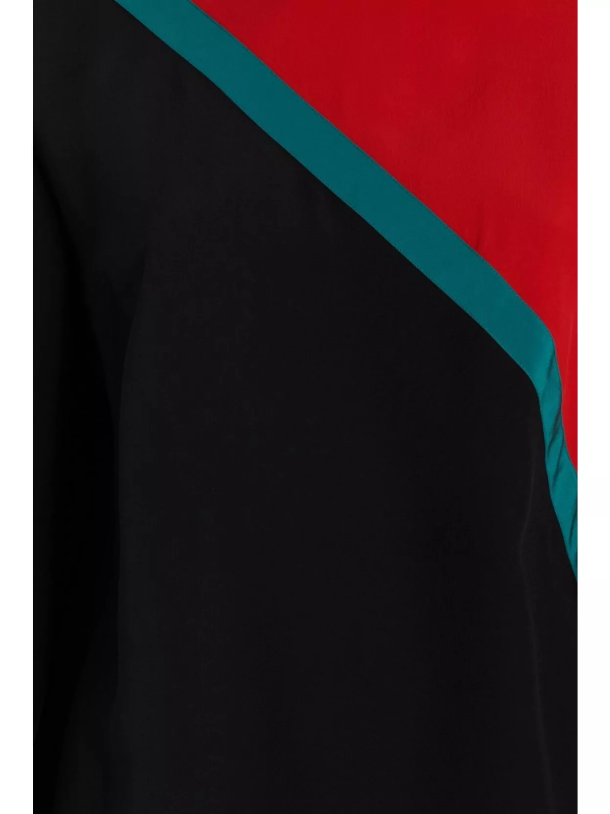 Gucci Block Design High Neck Long Sleeve Tops