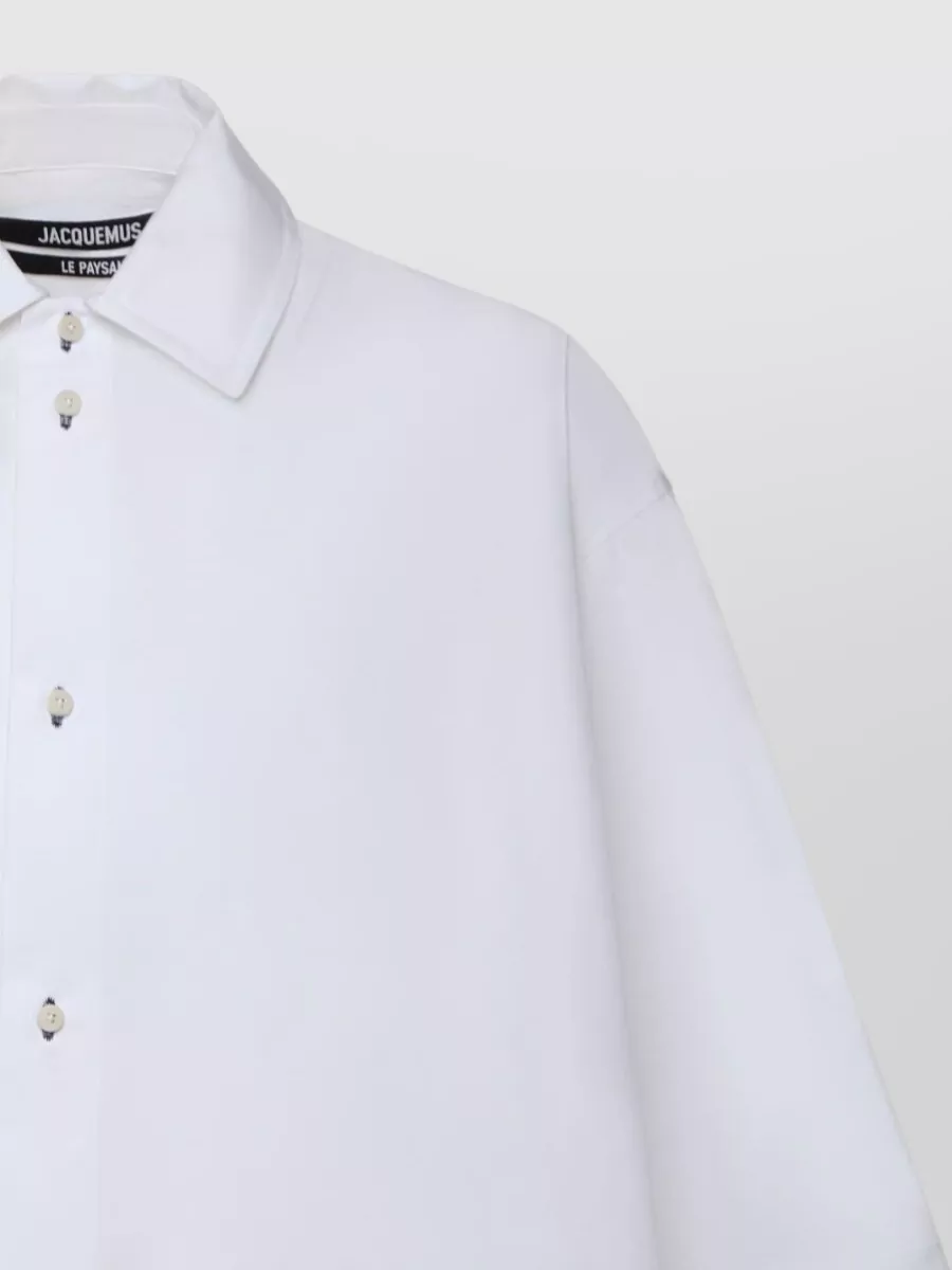 Jacquemus Casual Shirt Short Sleeves Spread Collar