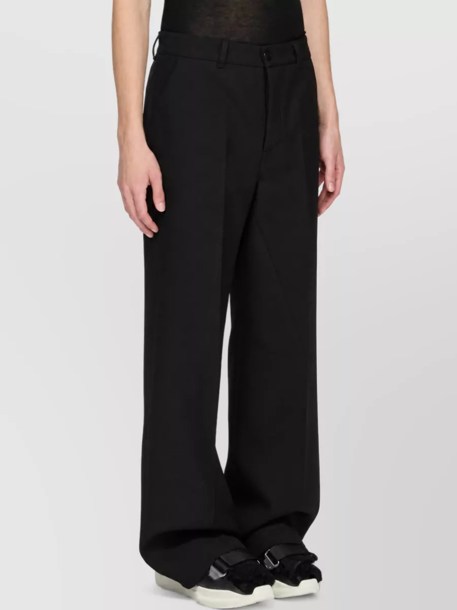 Rick Owens Wool Wide-Leg Trousers