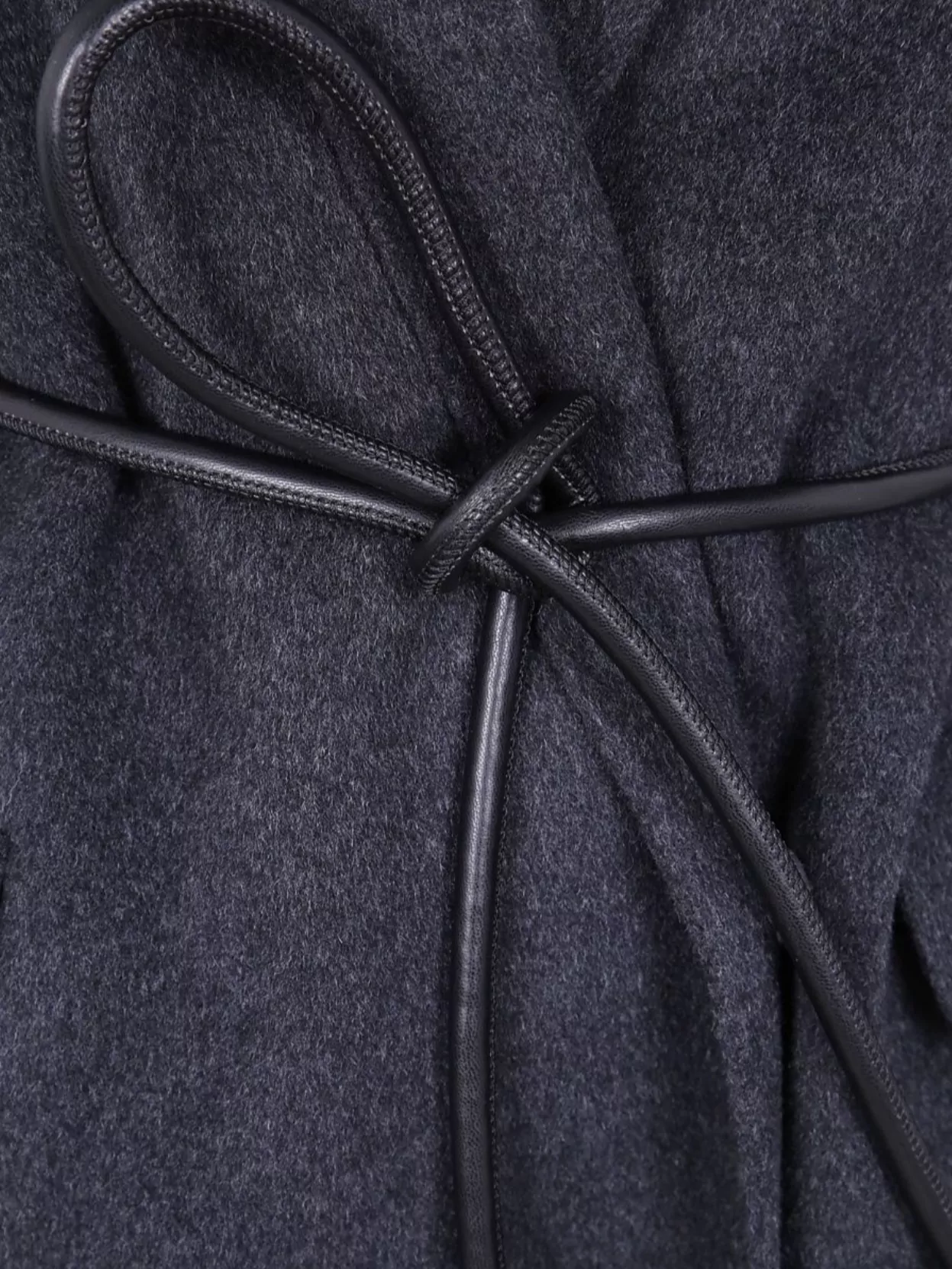 Semicouture Lapel Coat Belted Waist Pockets