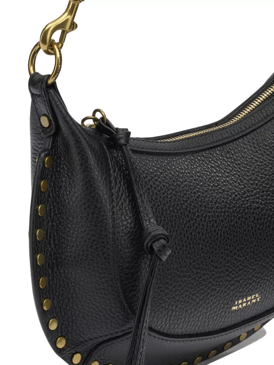 Isabel Marant Oskan Moon Small Leather Shoulder Bag