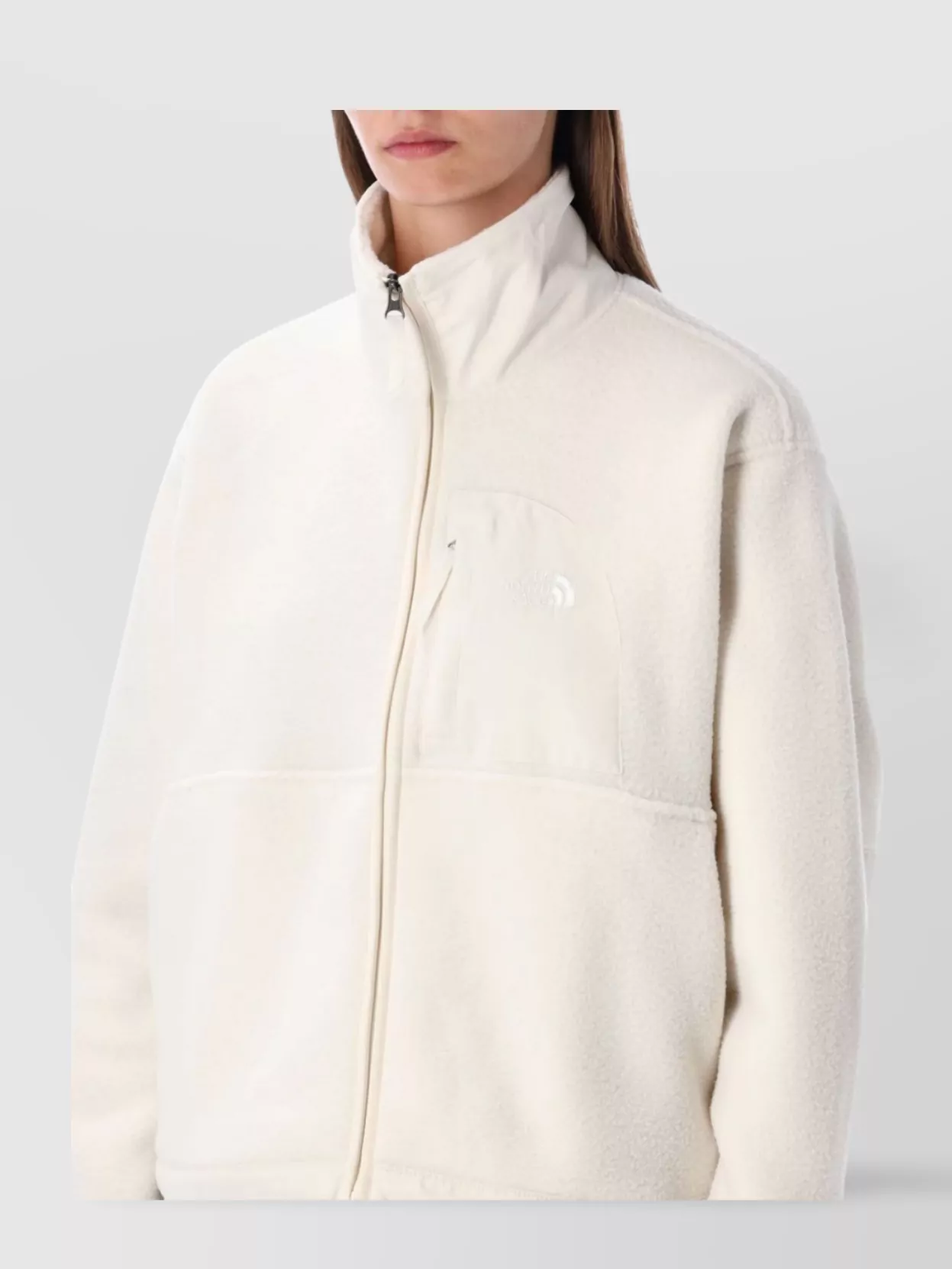 The North Face Full Zip Jacket Chest Pocket Design