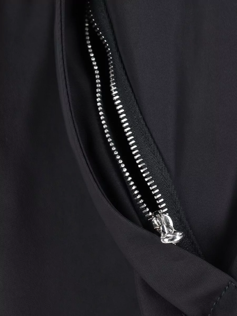 The Attico Hooded Jacket Drawstring Hem Elastic Cuffs