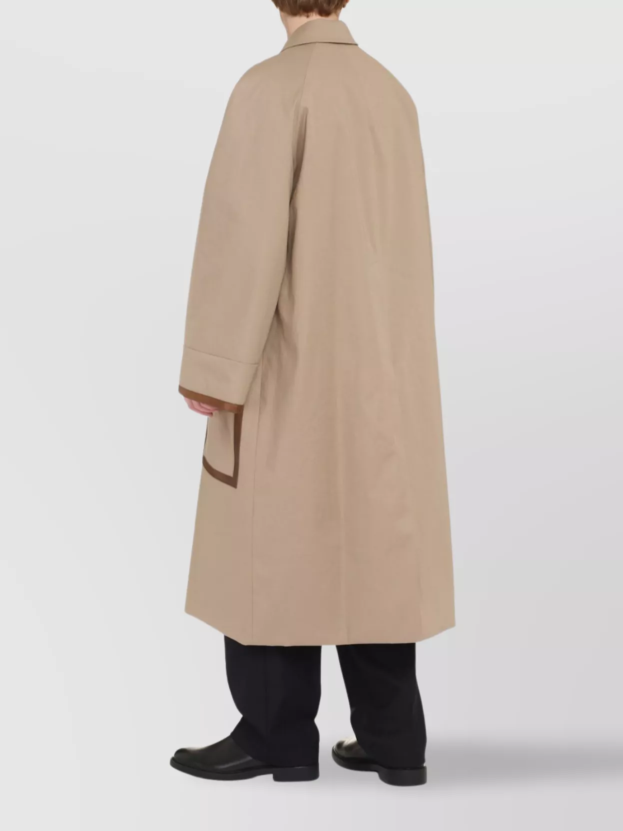 Fendi Reversible Trench Coat With Back Slit