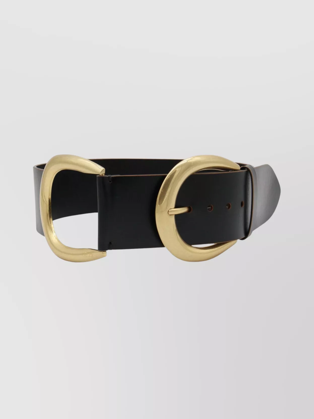 Chloé Adjustable Belt Gold-Tone Buckle